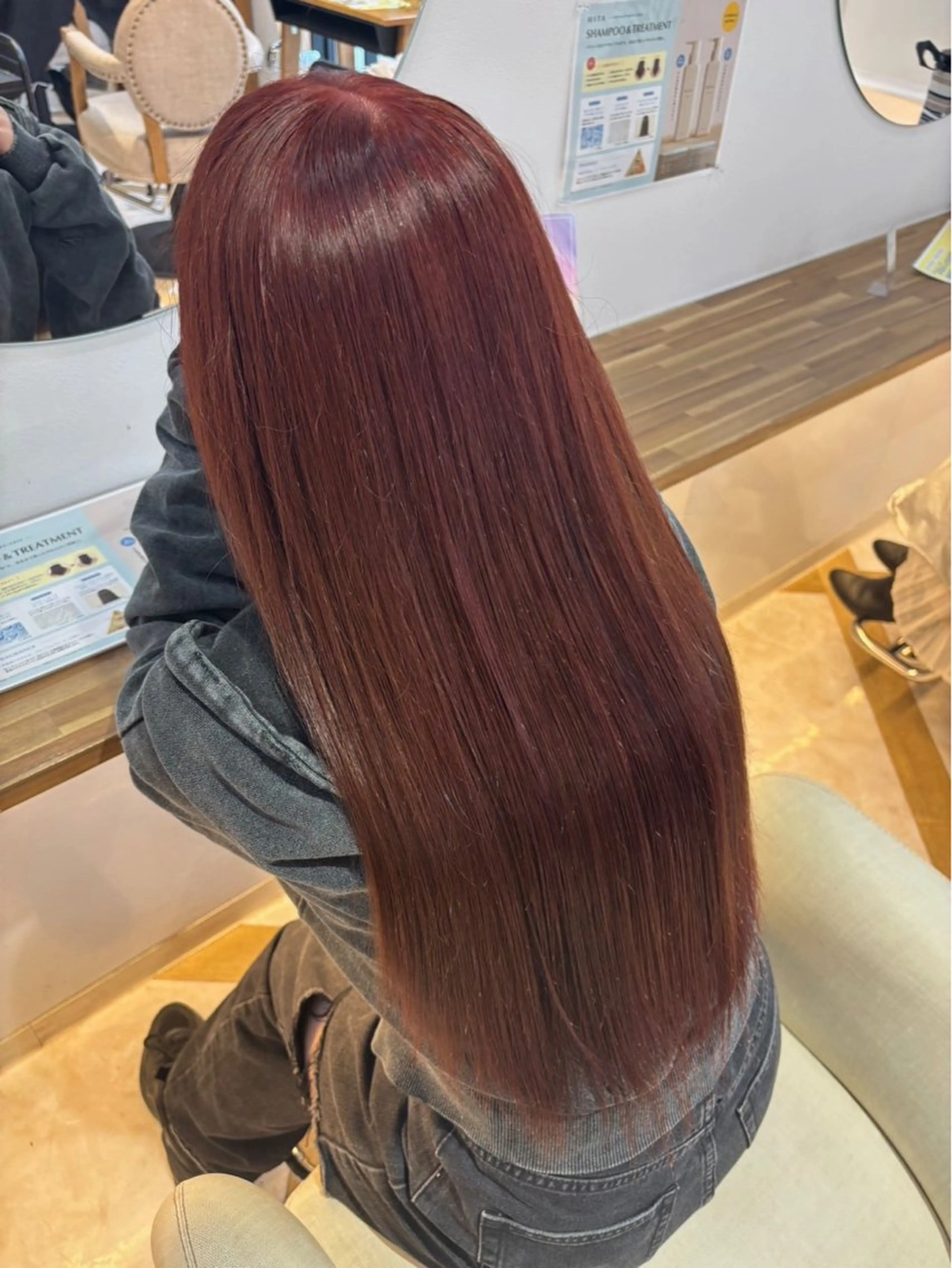 ⭐️残り15名様⭐️=ブリーチなしで明るくしたい方に! 暖色ダブルカラー＋1stepトリートメント付きの写真