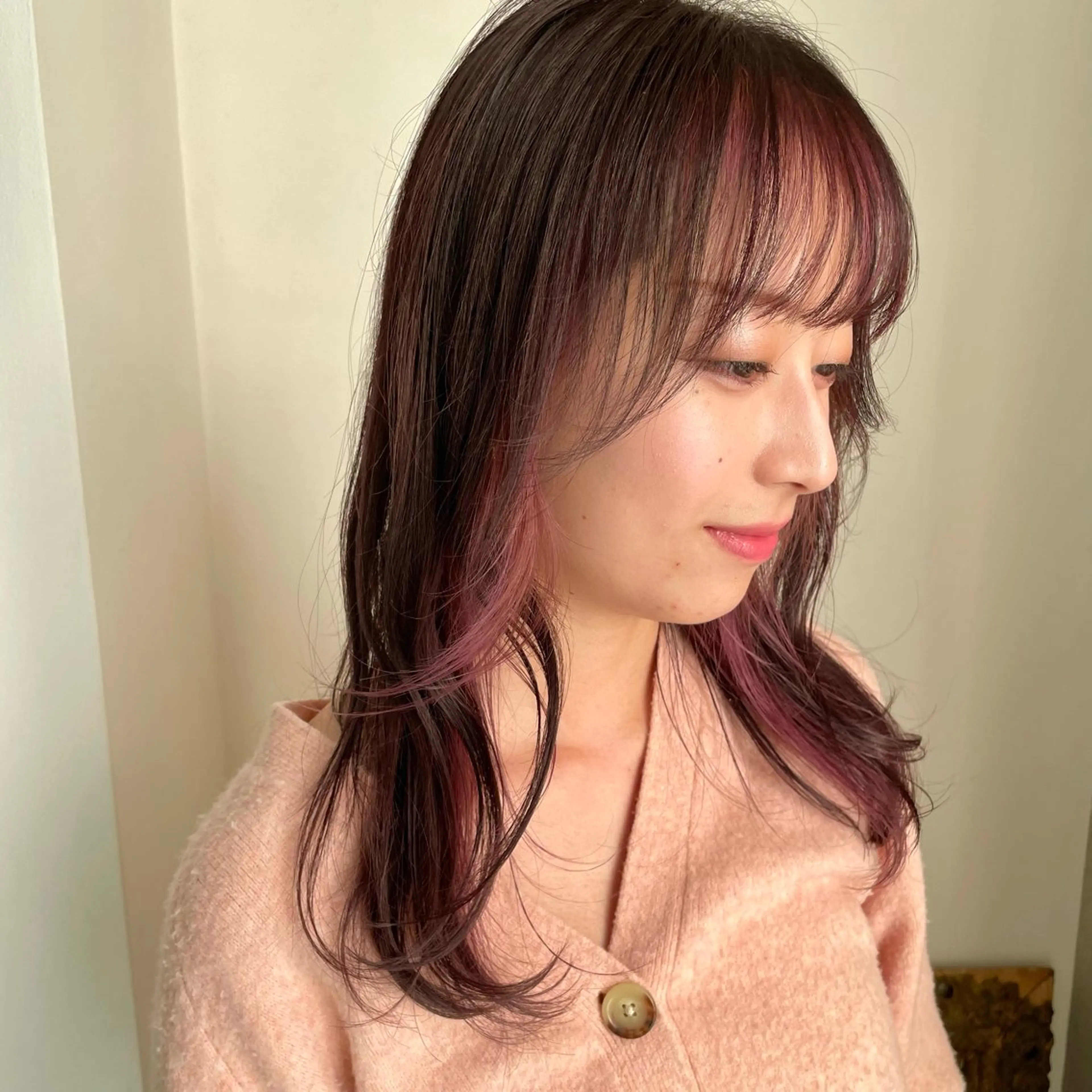 セミロング カラー ヘアカラー ショート/ブリーチ mizuki🐋のヘアスタイル