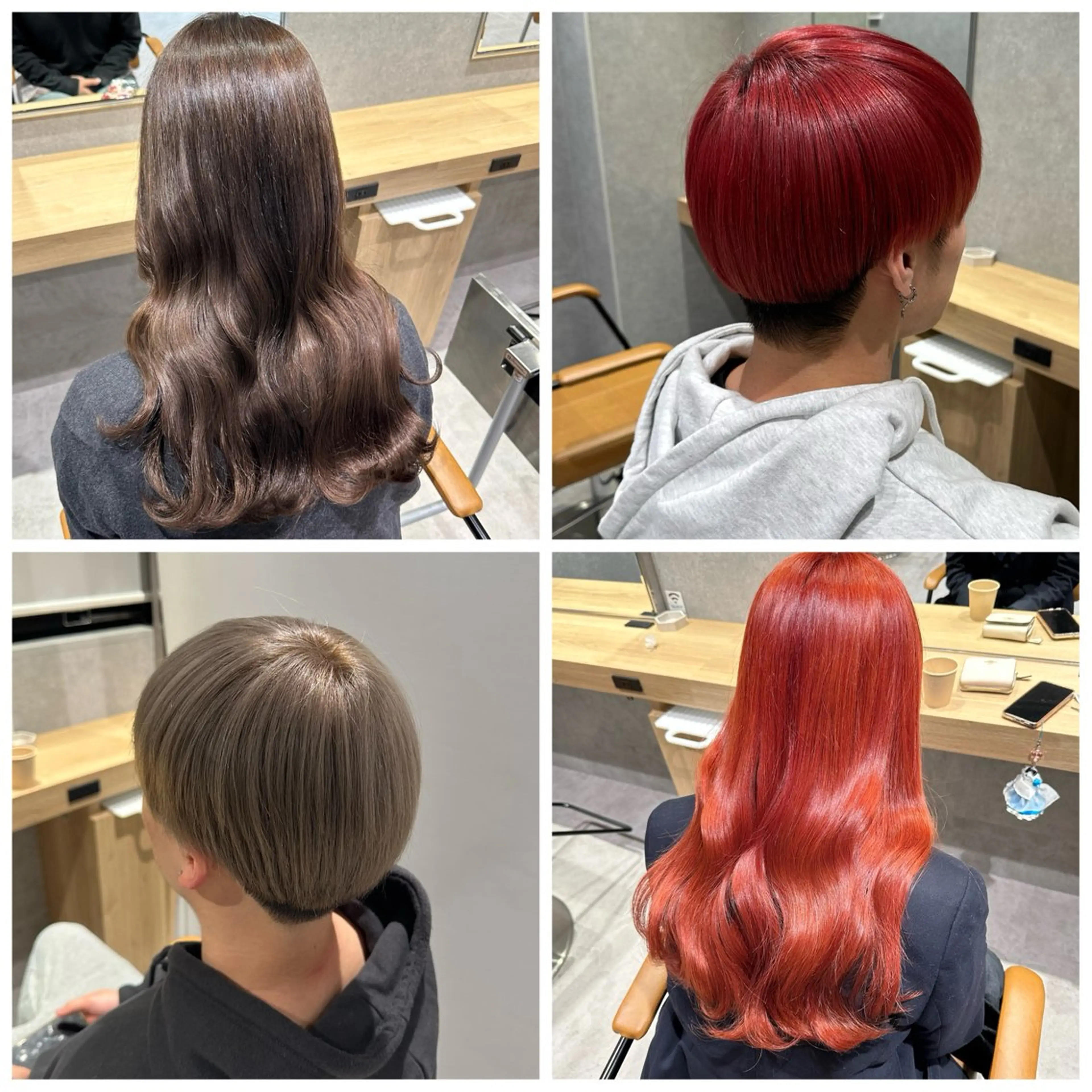 ロング カラー メンズ 大角 千里のヘアスタイル