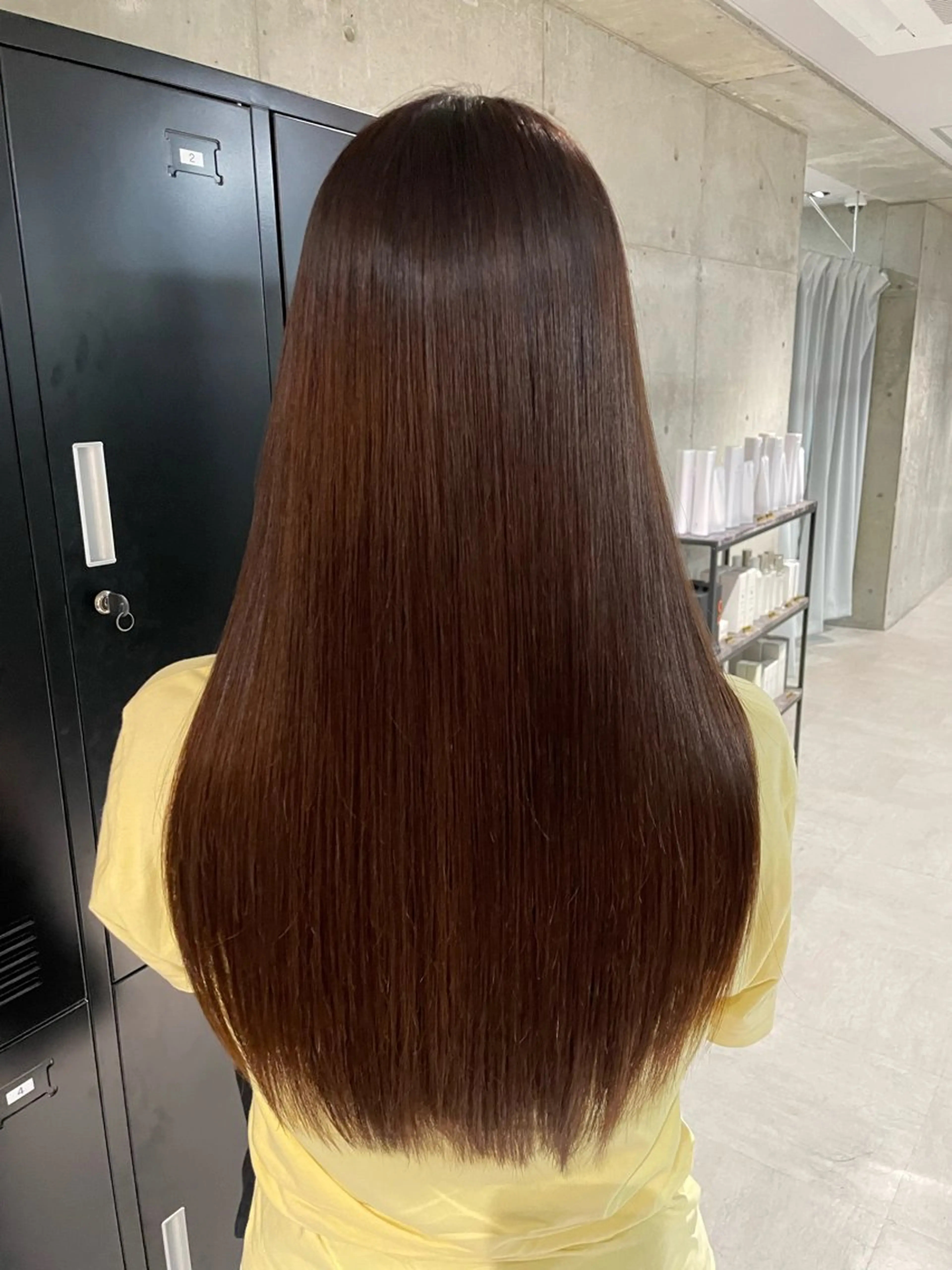 ロング カット ヘアカラー トリートメント Shota 深夜まで営業のヘアスタイル