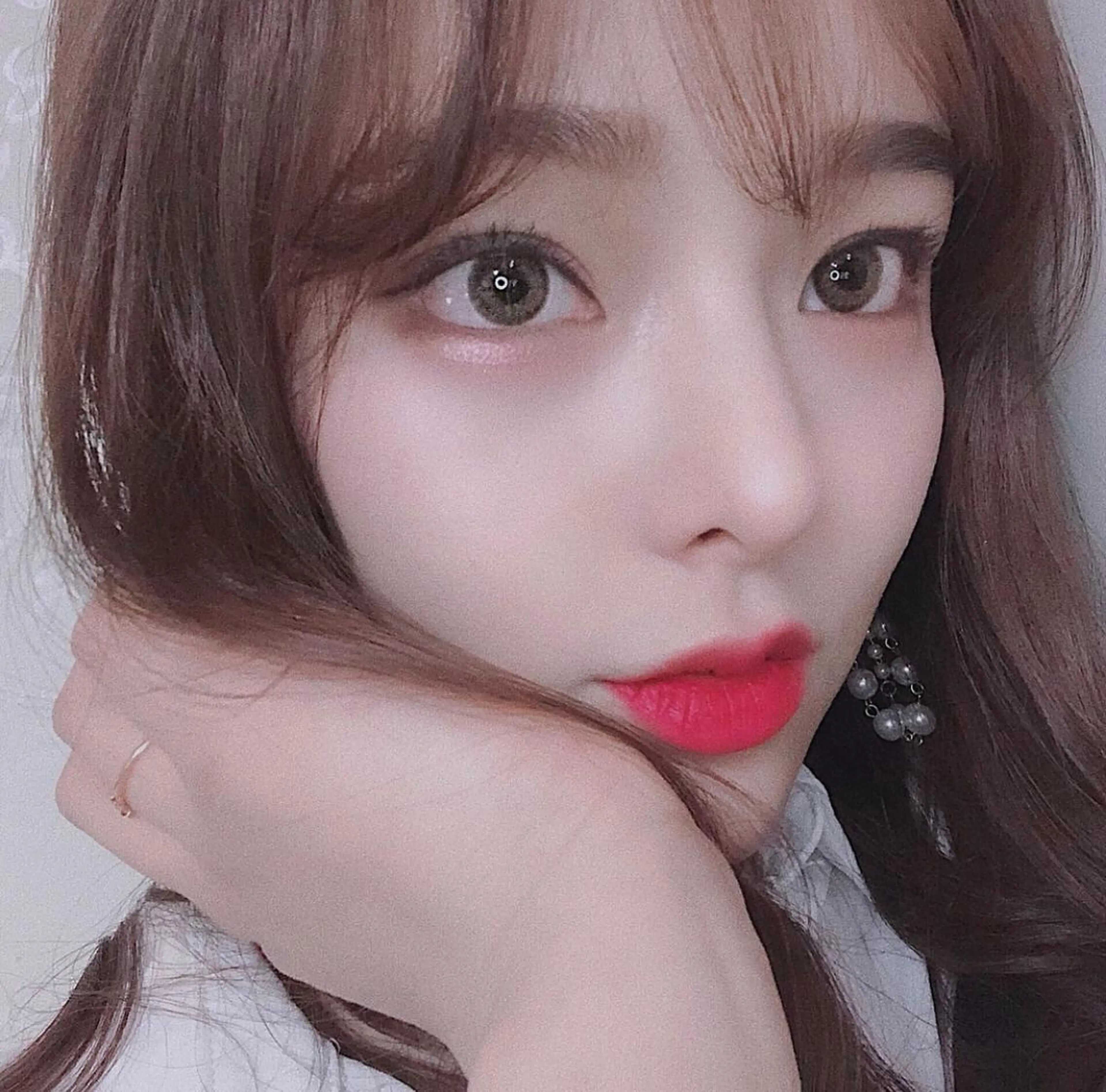 ロング カラー パーマ ヘアアレンジ メンズ キッズ ネイル マツエク・マツパ グレージュ ミルクティーグレージュ 古賀 侑磨のヘアスタイル