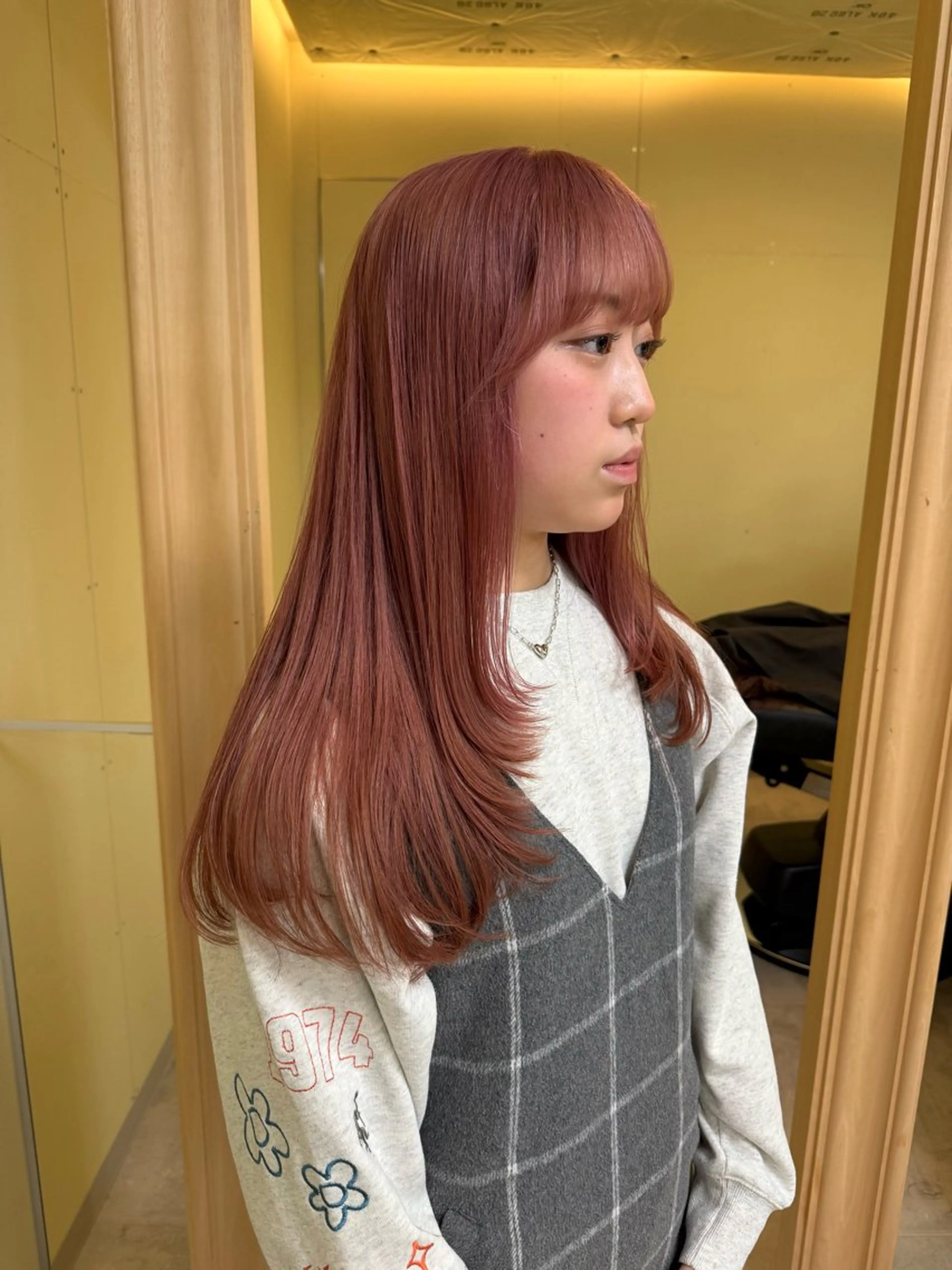 ロング カラー カット ヘアカラー トリートメント 伶風/デザインカット /ボブ/透明感カラーのヘアスタイル