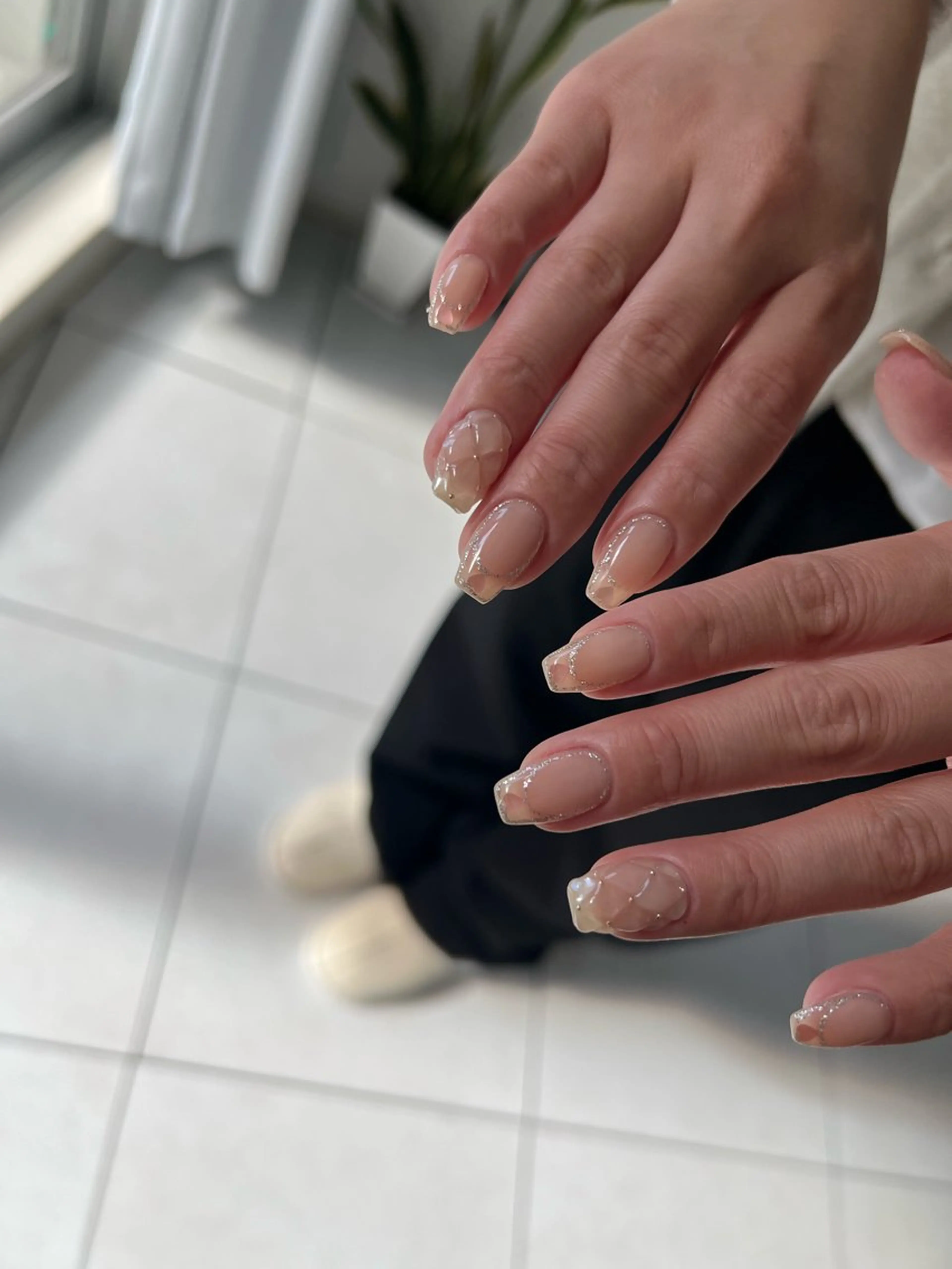 ネイル 持ち込み ニュアンスネイル ハンドネイル ハンドケア Charme. NOBUKOのネイルデザイン