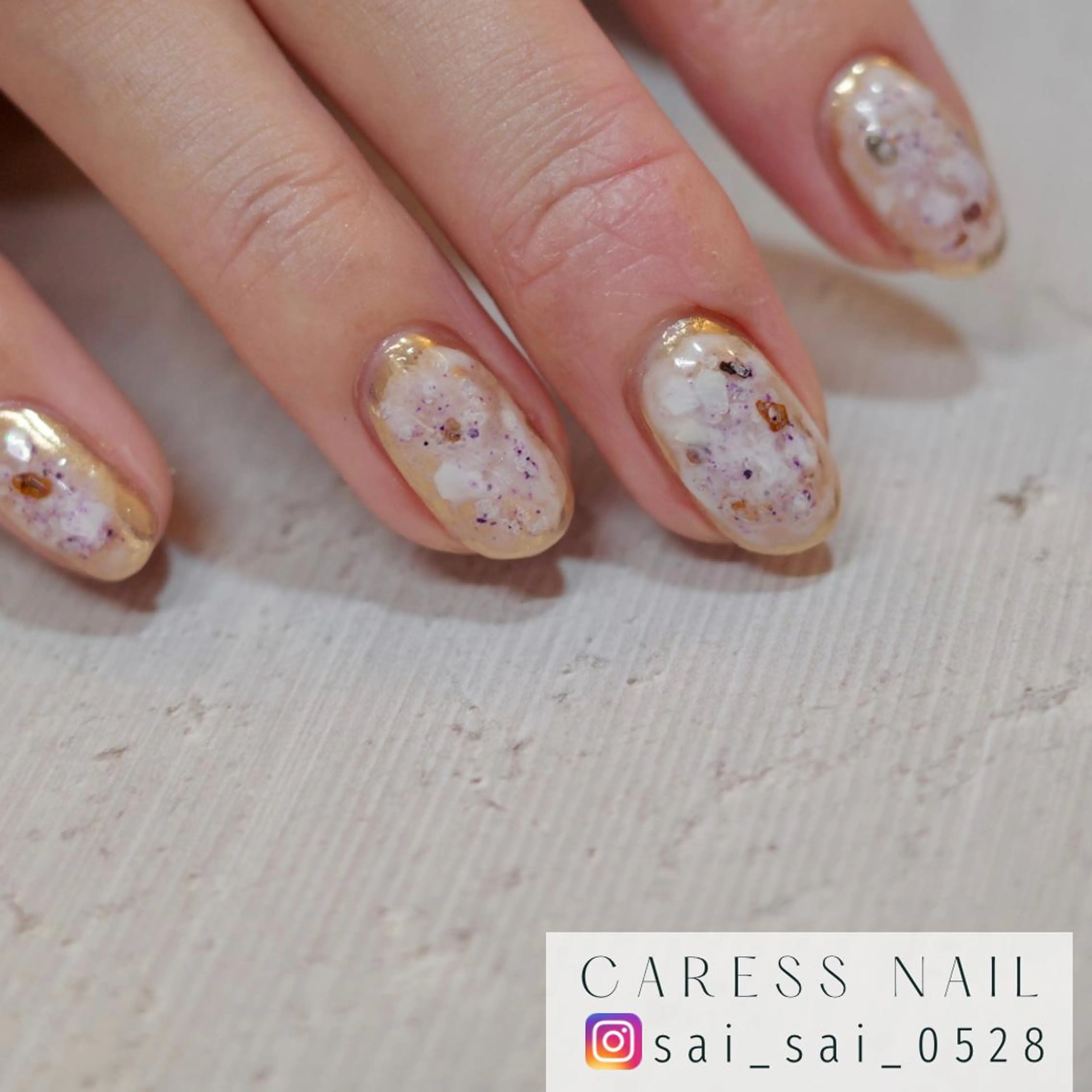 ネイル caress  nail カレスネイル　代々木上原所属・カレスネイル さいのネイルデザイン