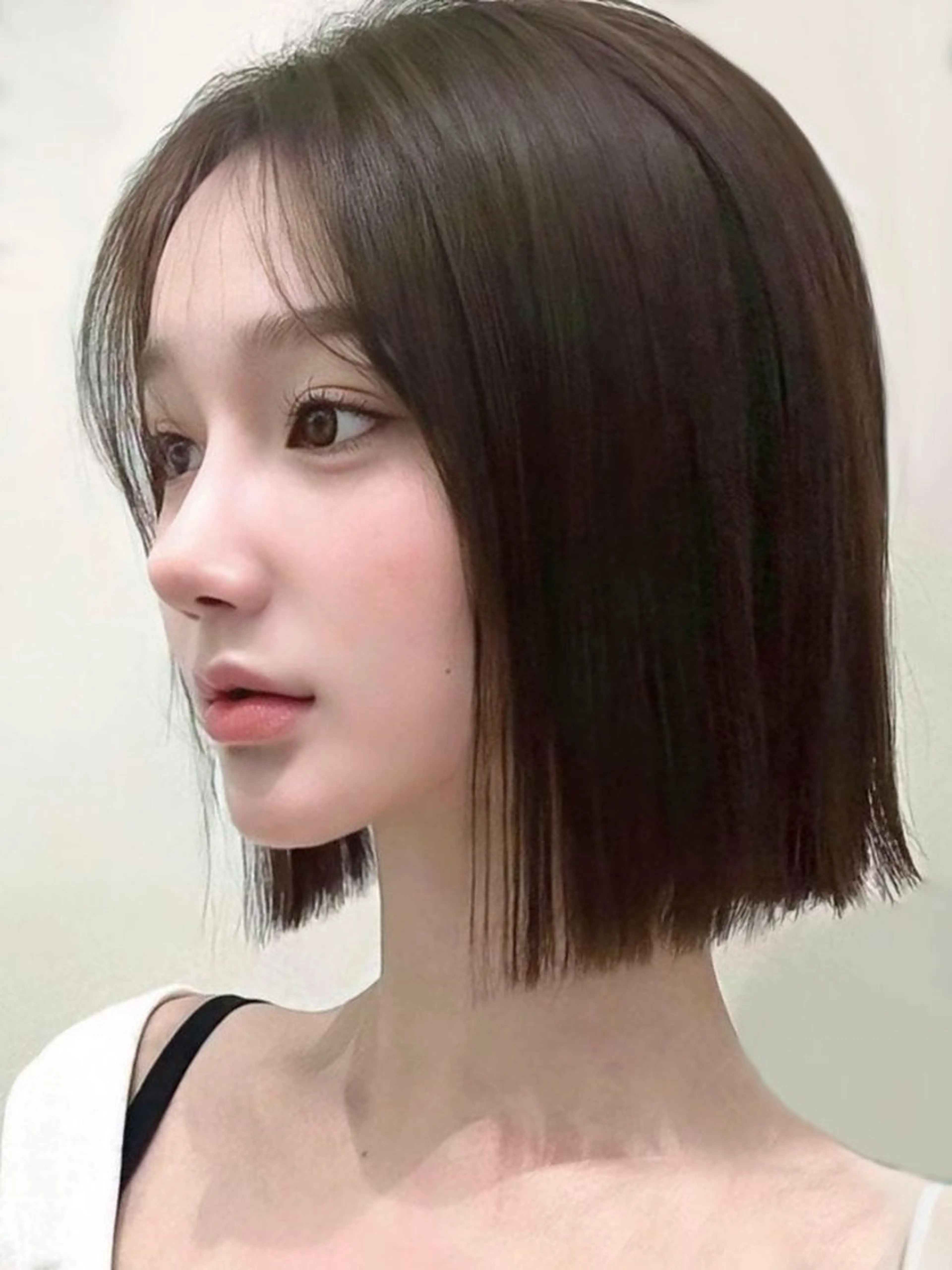 ミディアム ボブ カット 透け感hair/ ボブ/大世のヘアスタイル