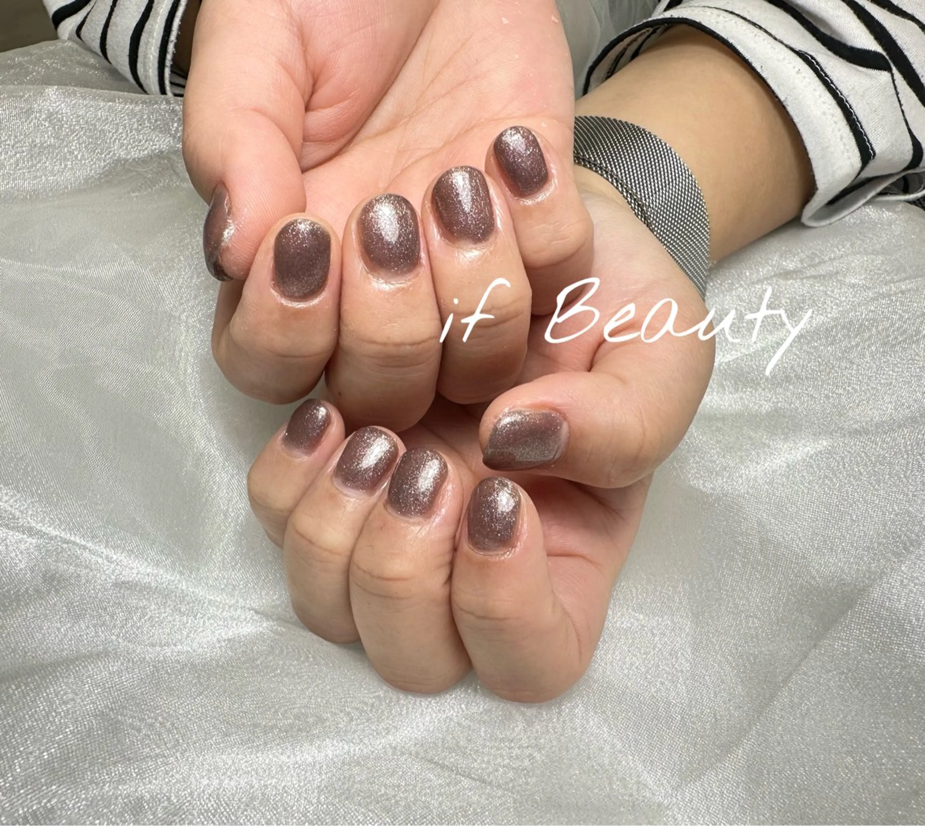 ネイル ジェルネイル ニュアンスネイル ワンカラーネイル パラジェル ショートネイル ハンドネイル if Hair＆Nail Salon所属・IKA /海外ネイル /個性派/ワンホンのネイルデザイン