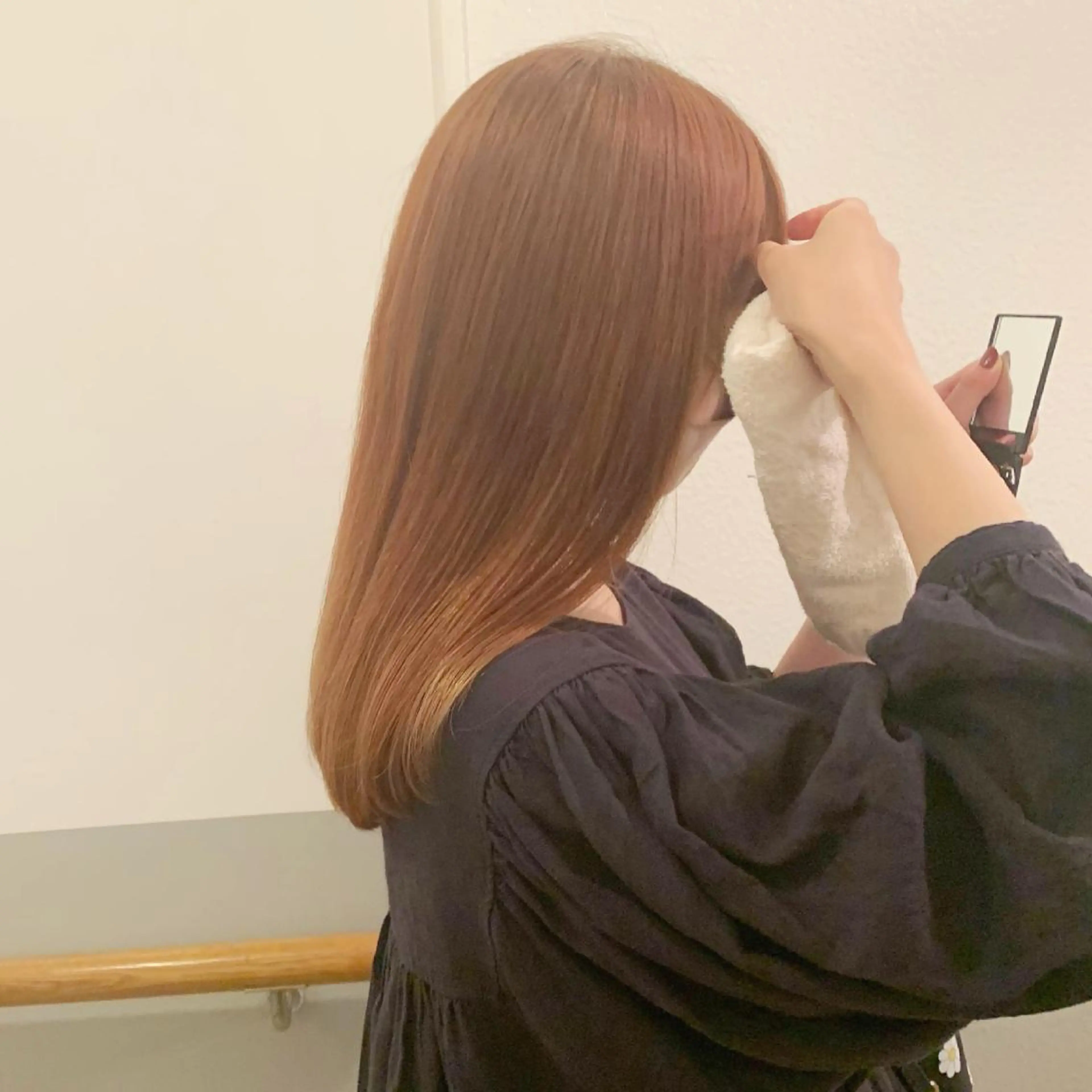 ロング カラー ヘアアレンジ 🎀暖色カラー🎀 ♡yurika♡のヘアスタイル