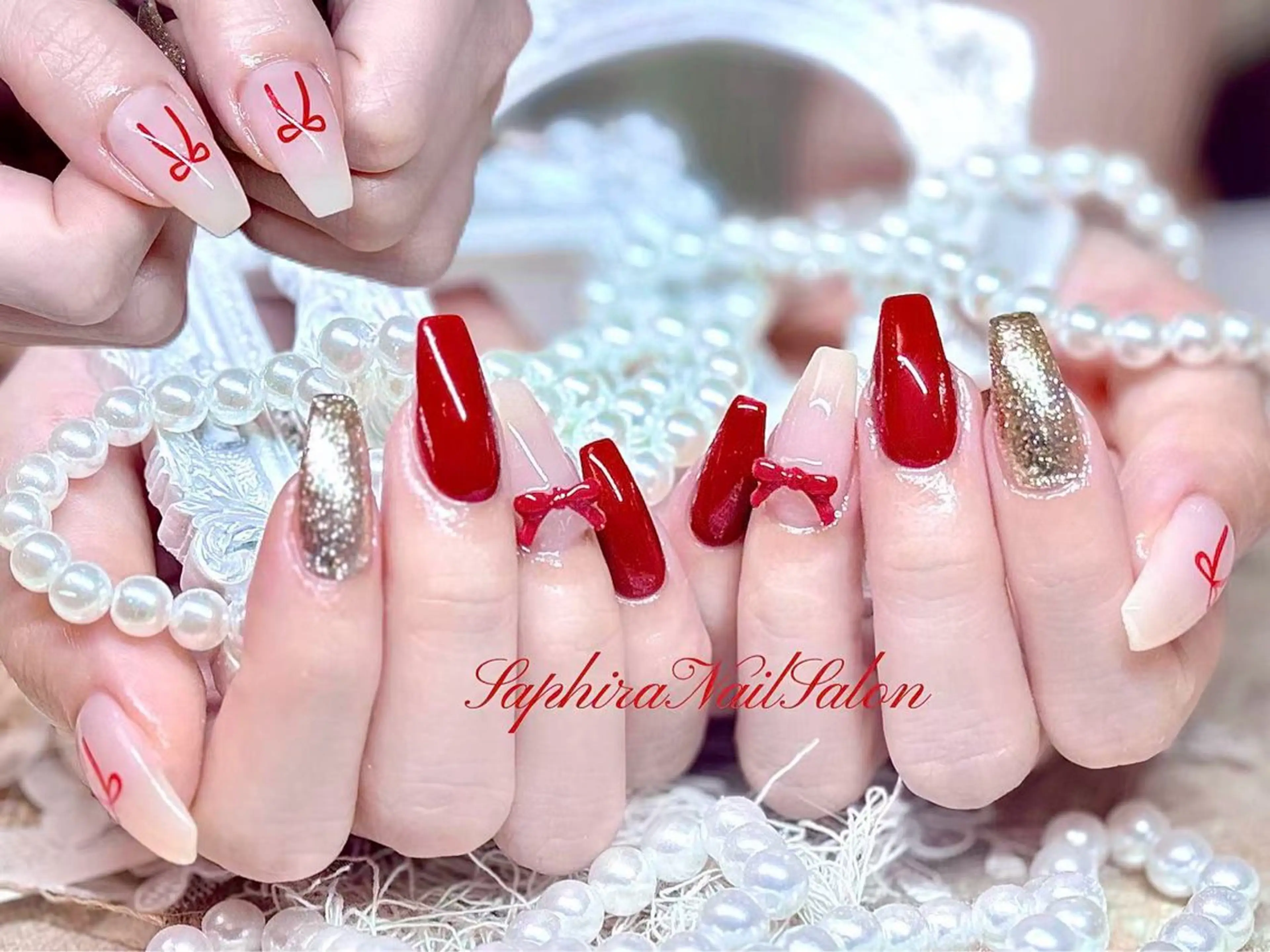 ネイル ハンドネイル Saphira所属・Saphira はるかのネイルデザイン