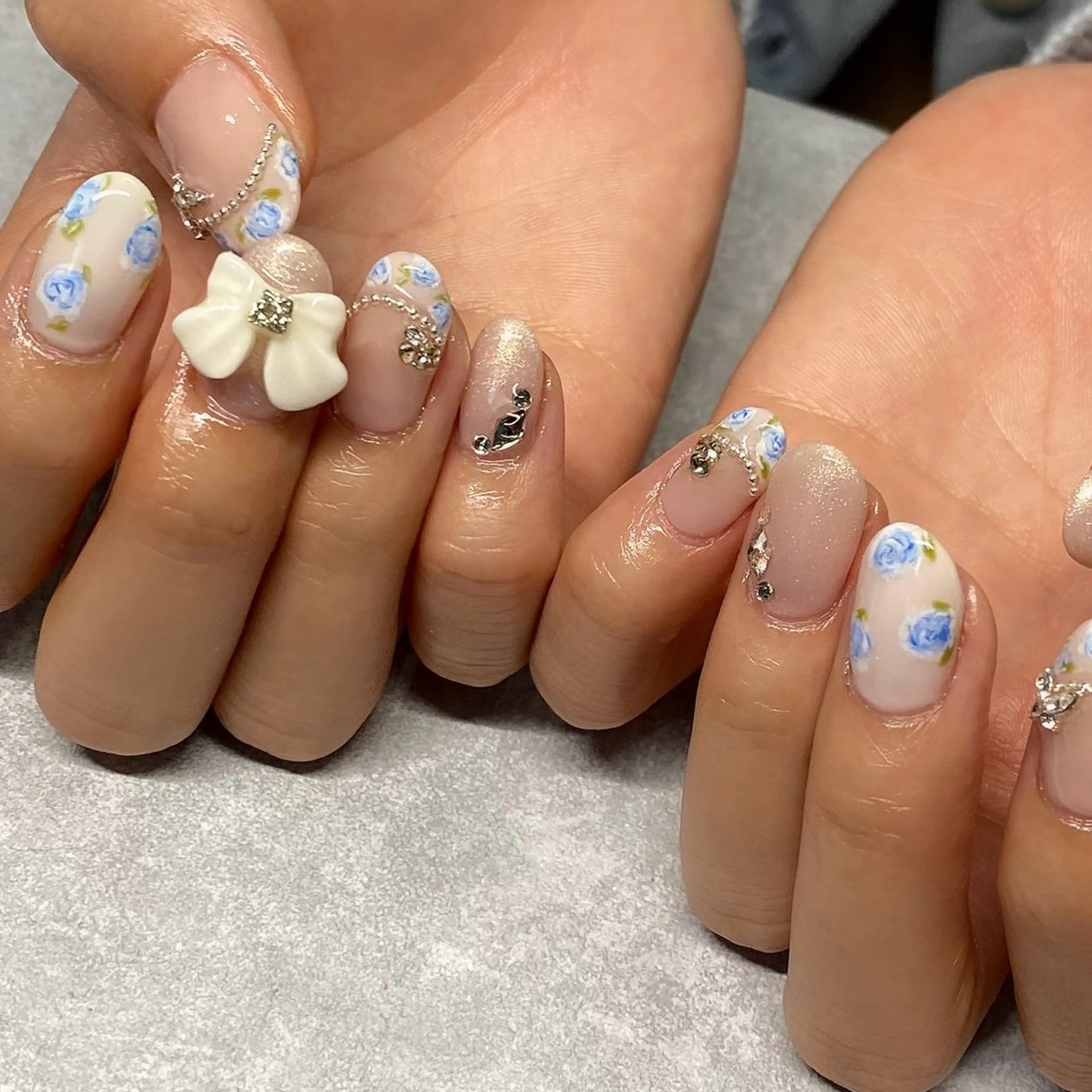 ネイル ワンホンネイル ハンドネイル RIHO ♡のネイルデザイン