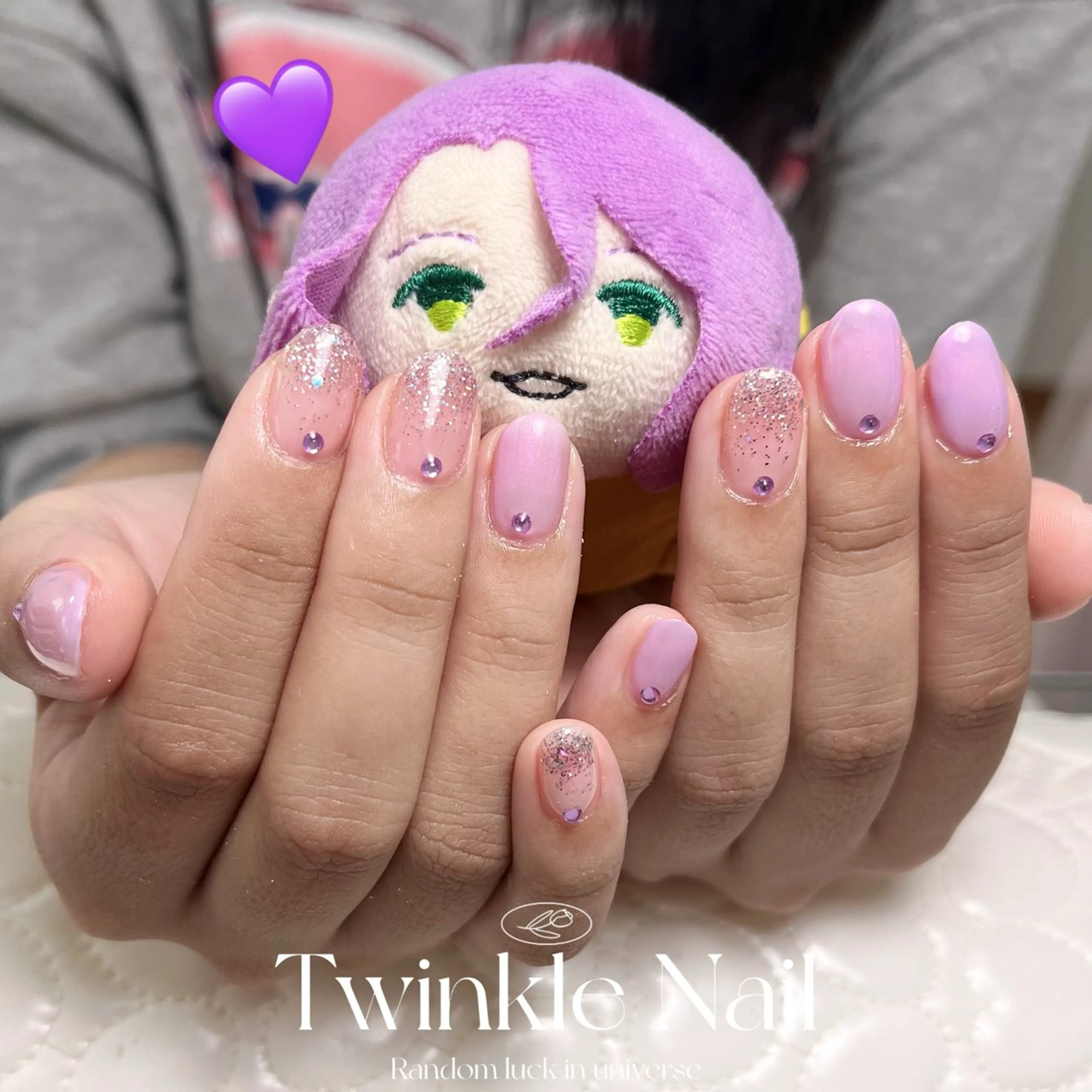 ネイル キラキラネイル Twinkle Nail Kuboのネイルデザイン
