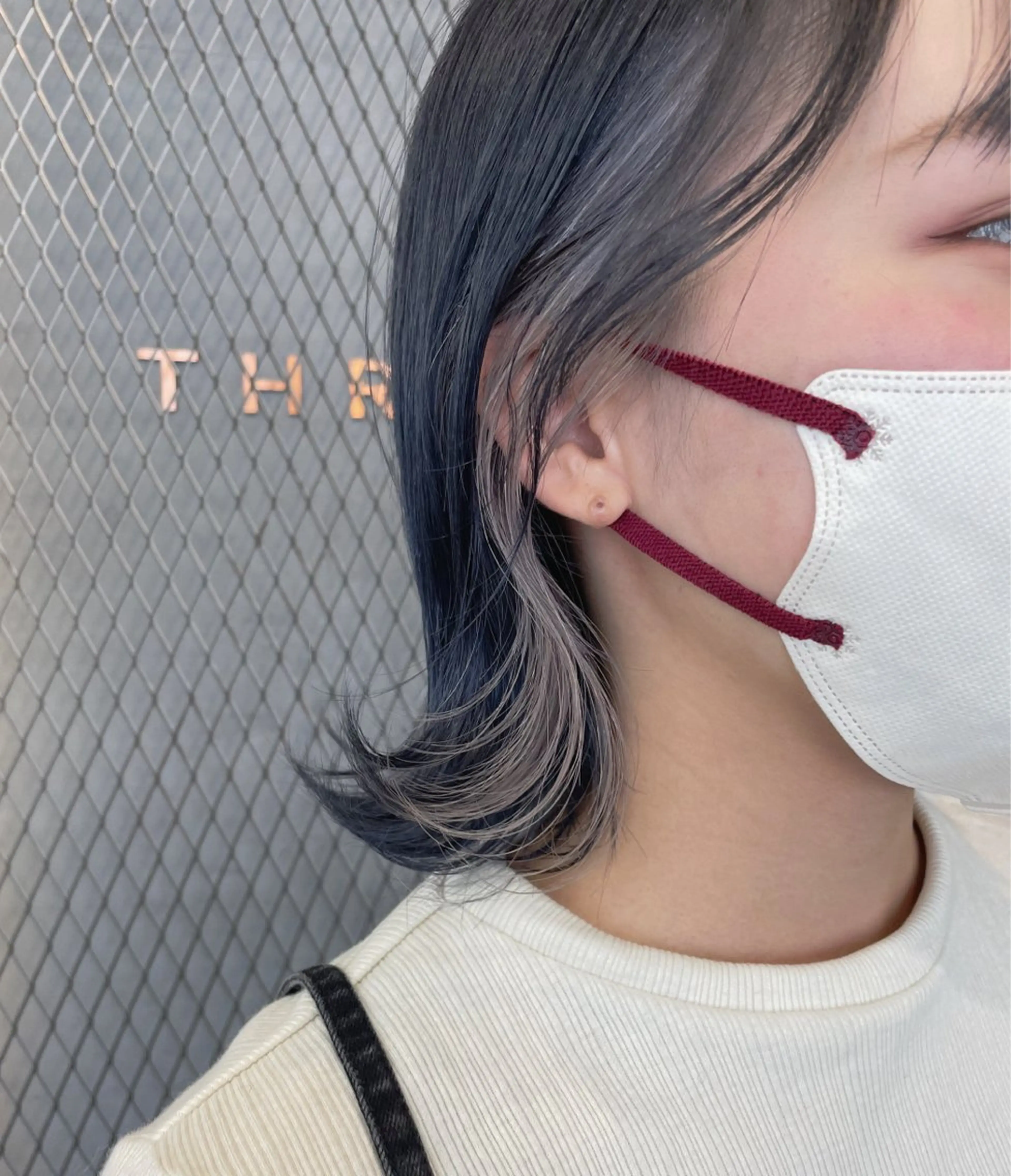 カラー ヘアカラー THREE...HAKATA　BLEACH所属・Riri /ヘアセットのヘアスタイル