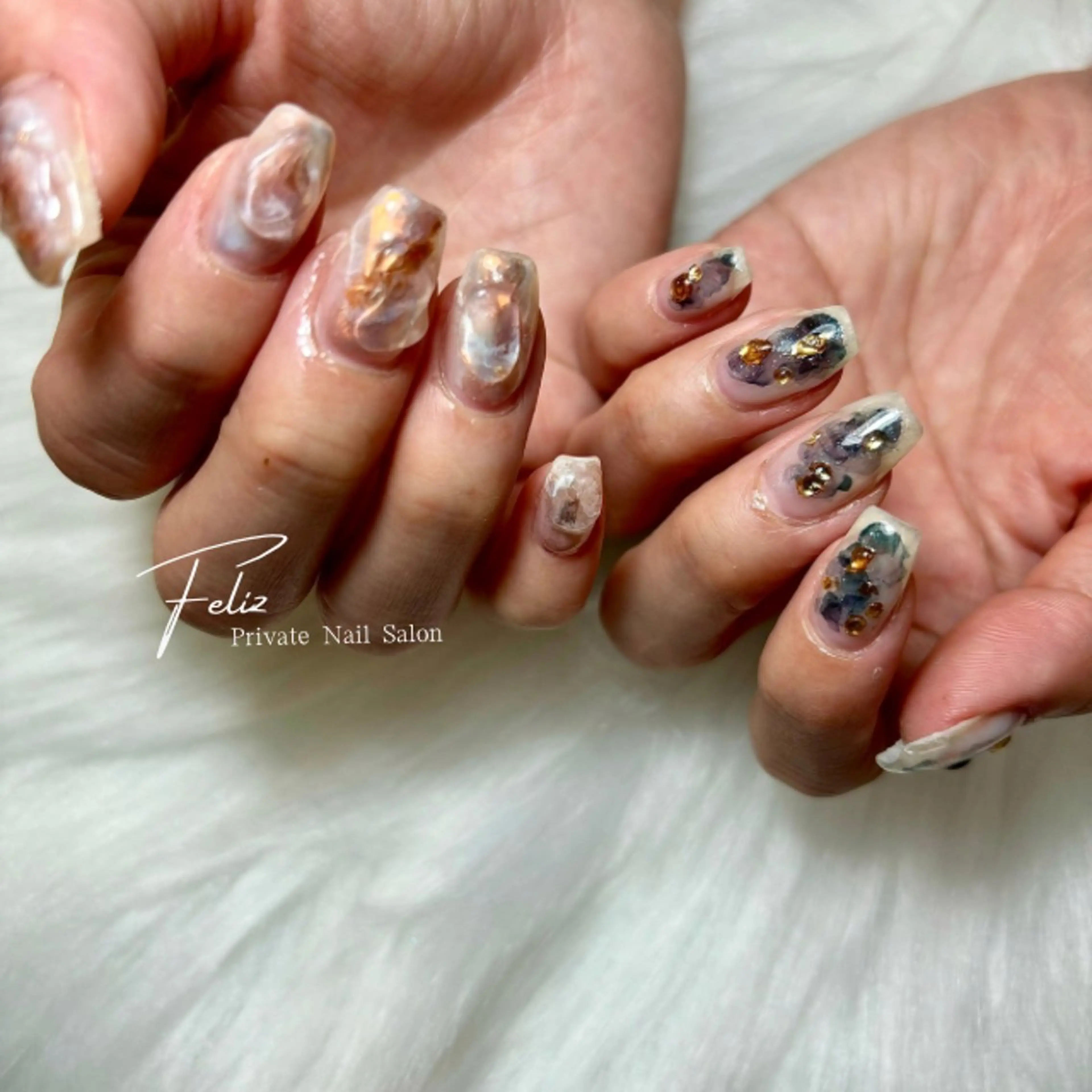 ネイル ハンドネイル ハンドケア Feliz所属・Feliz 楽しいネイルサロンのネイルデザイン