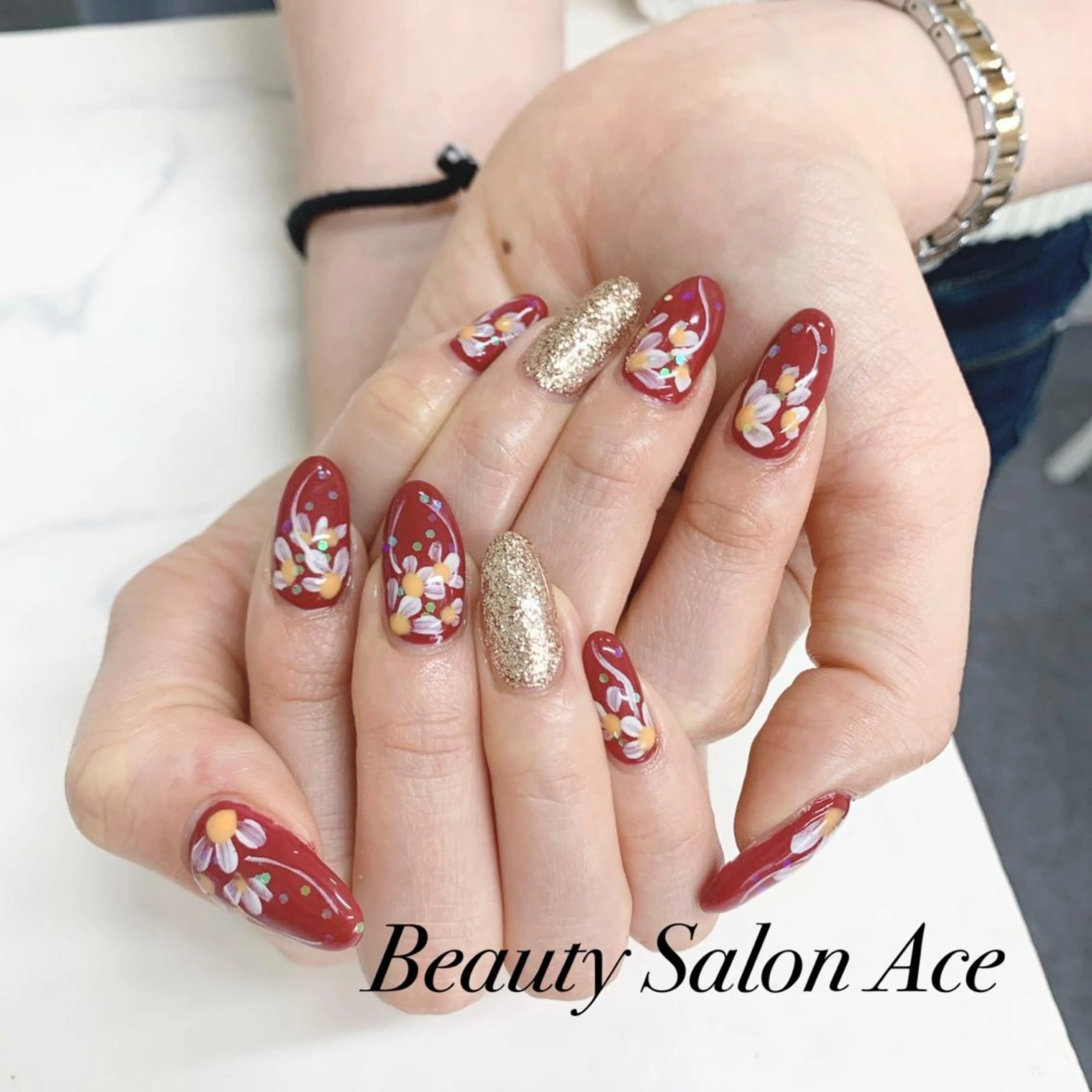 ネイル メンズネイル ハンドネイル ハンドケア Beauty Salon Ace(ネイルサロン エース)所属・池袋フィルイン Ace♡長さだしのネイルデザイン