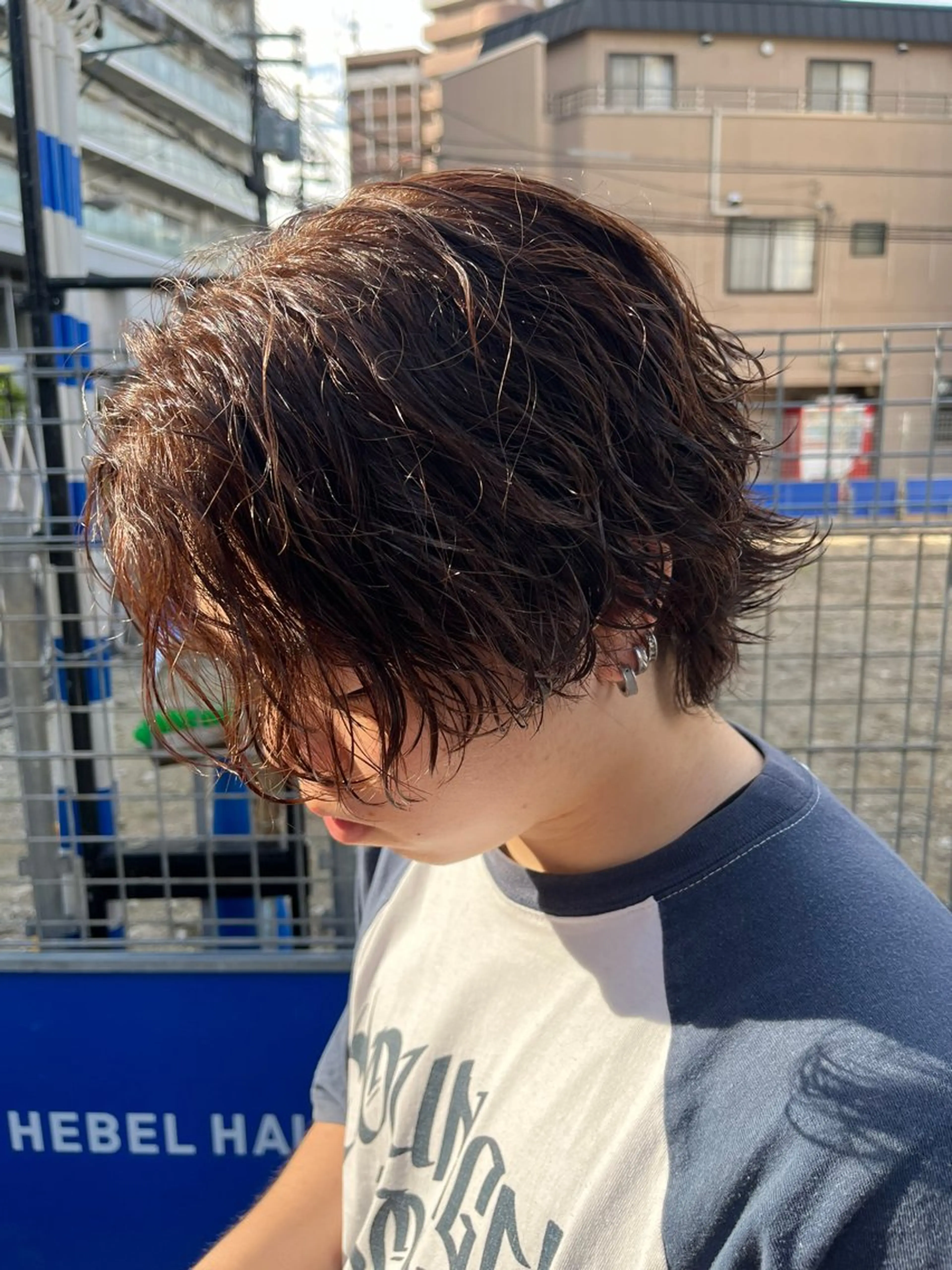 ショート カラー メンズ ヘアカラー アシスタント はりんのヘアスタイル