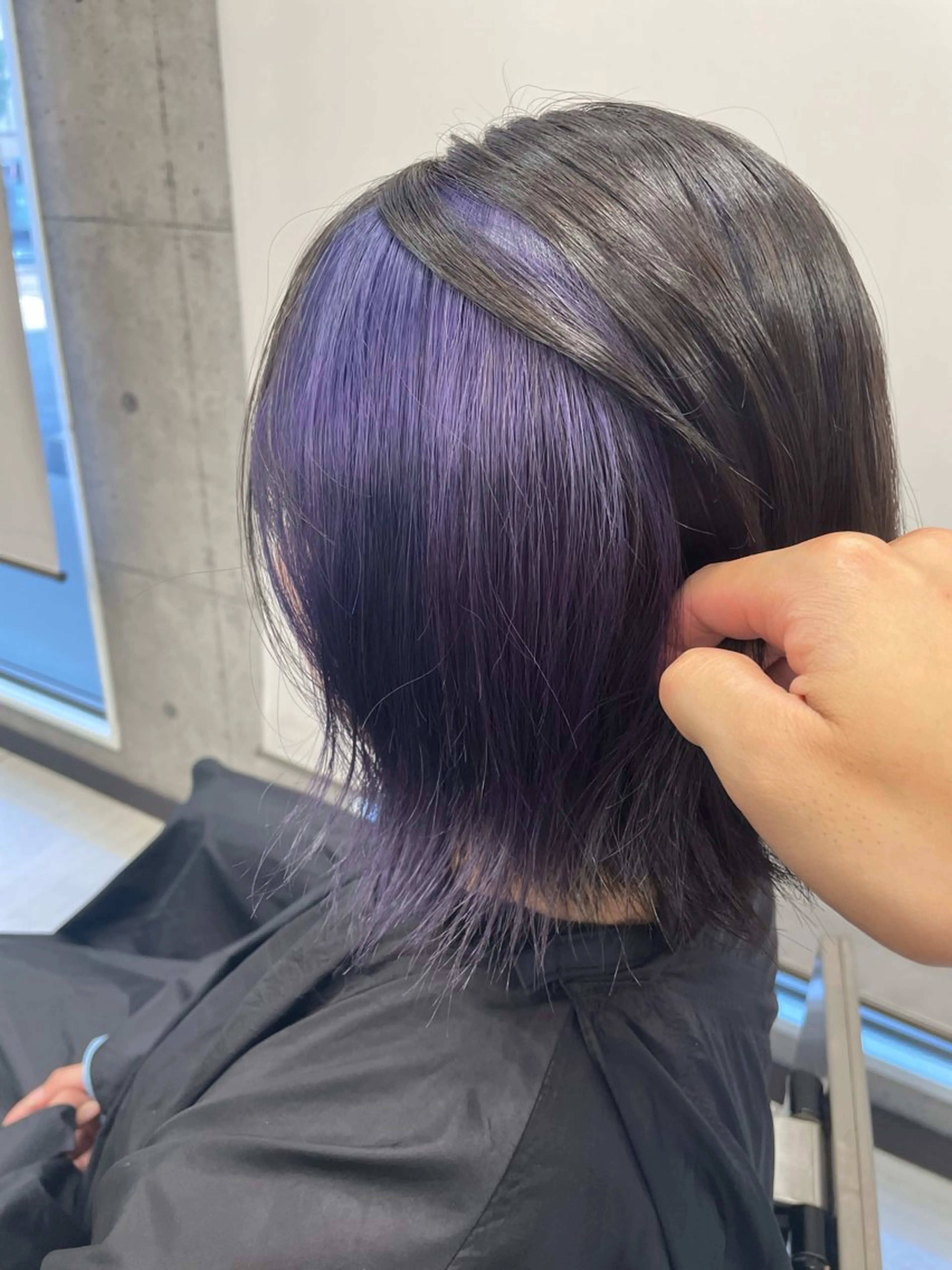 ミディアム カラー インナーカラー ヘアカラー トリートメント 色川 優斗《髪質改善》のヘアスタイル