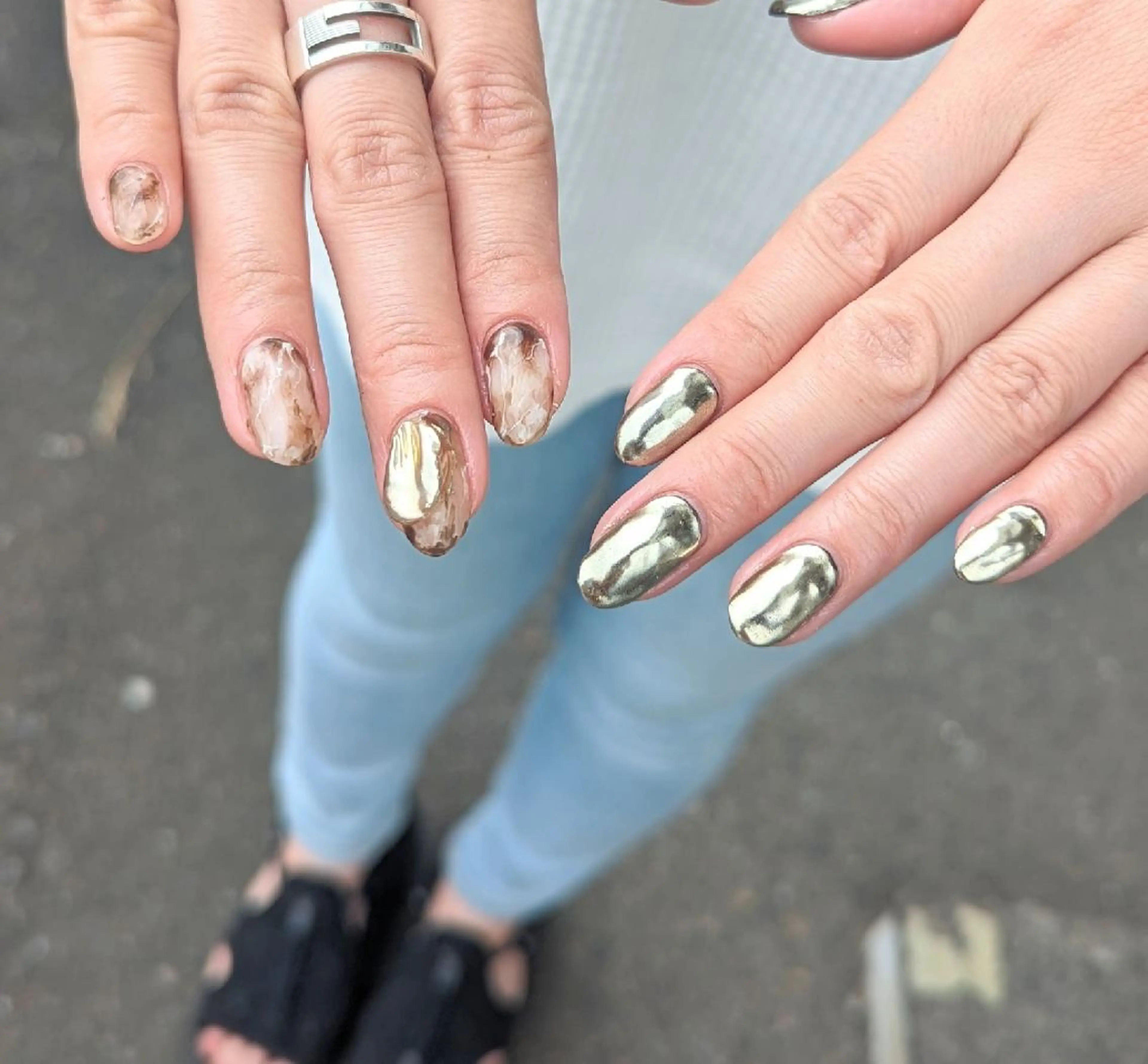 ネイル ニュアンスネイル ハンドネイル aycnail 　Ayakaのネイルデザイン