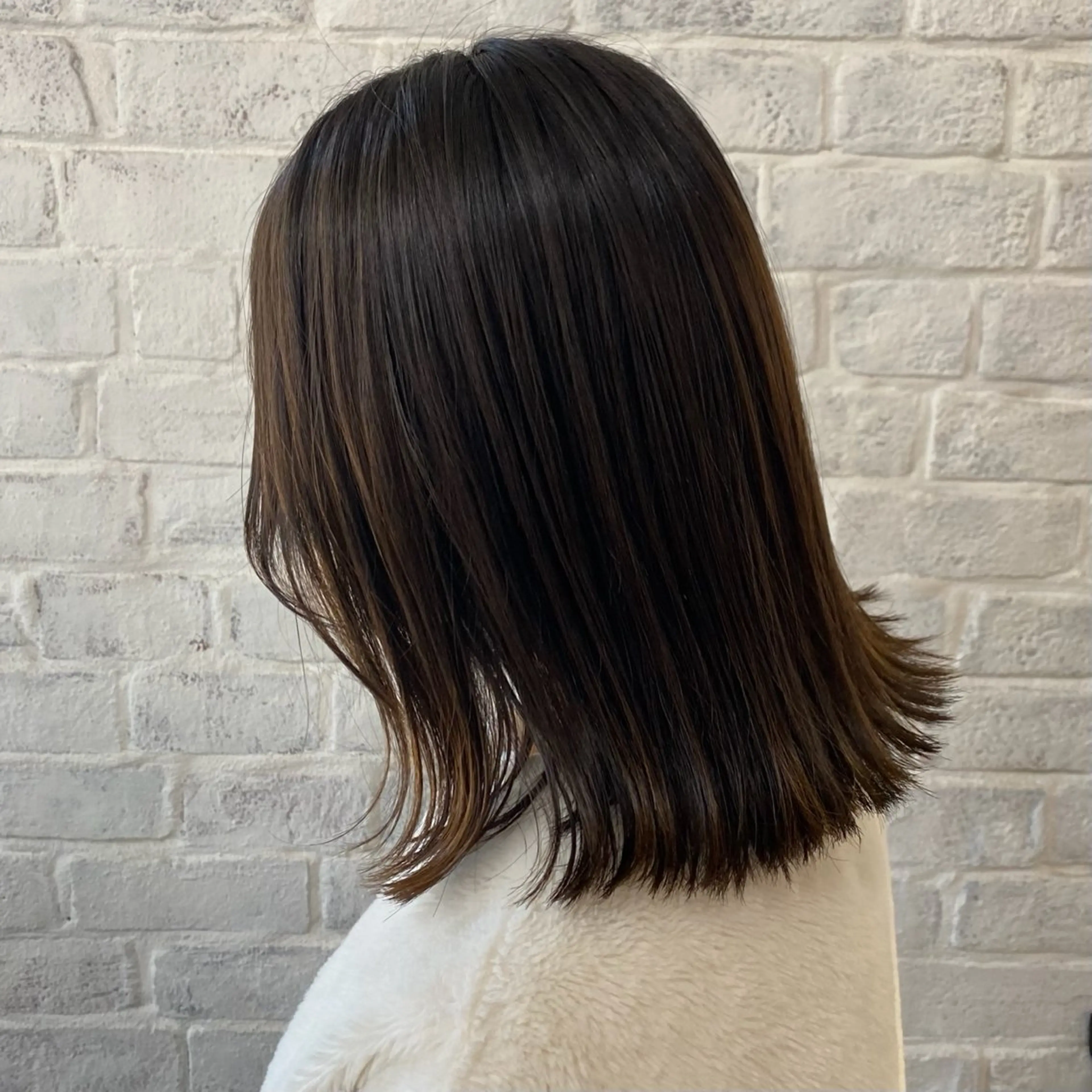 カラー ブリーチ ブリーチなしカラー 暗めモテカラー 🫧ruko🌿銀座のヘアスタイル