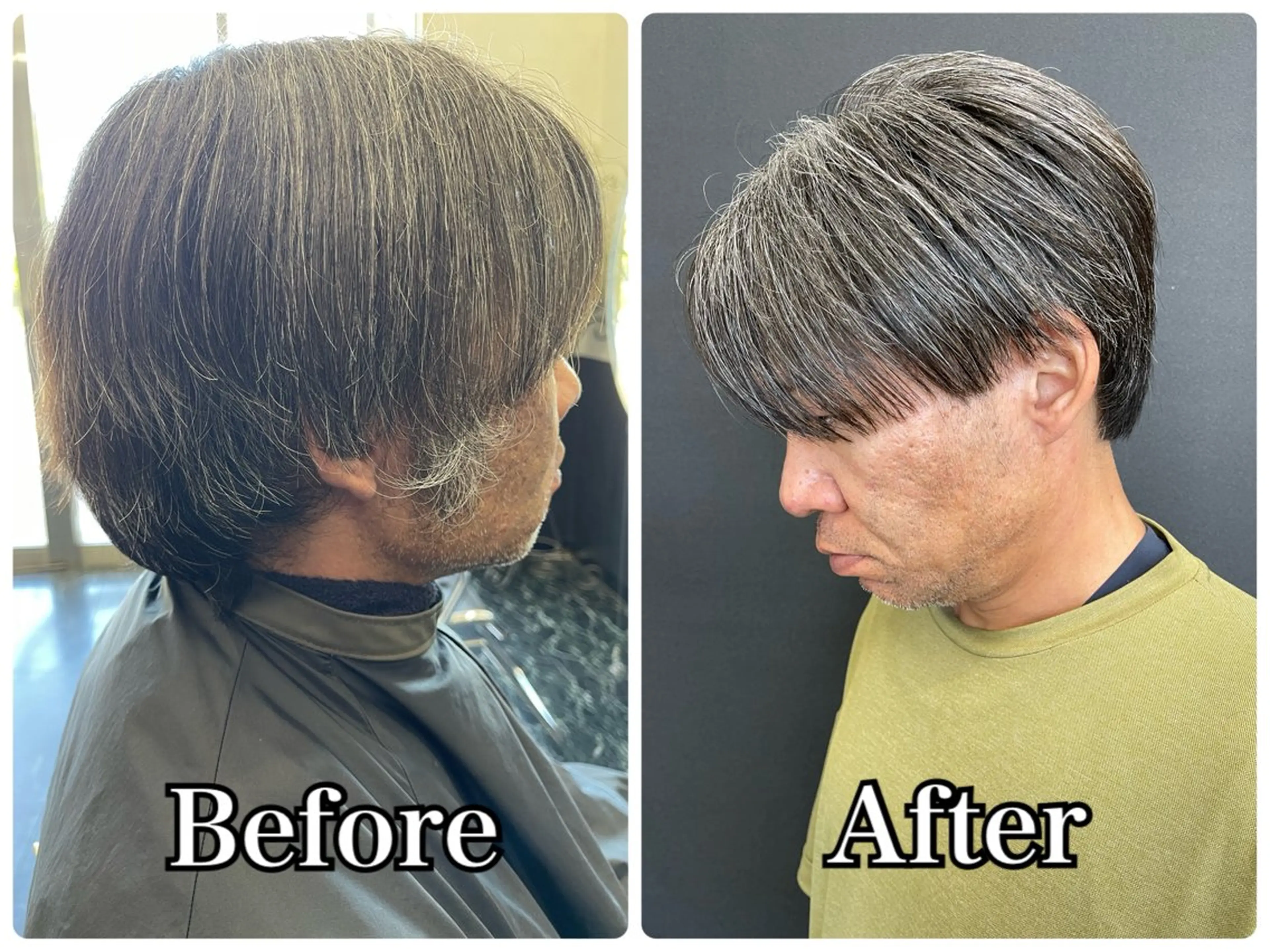 ミディアム メンズ センターパート カット トリートメント beautystadium529所属・高橋 裕利のヘアスタイル