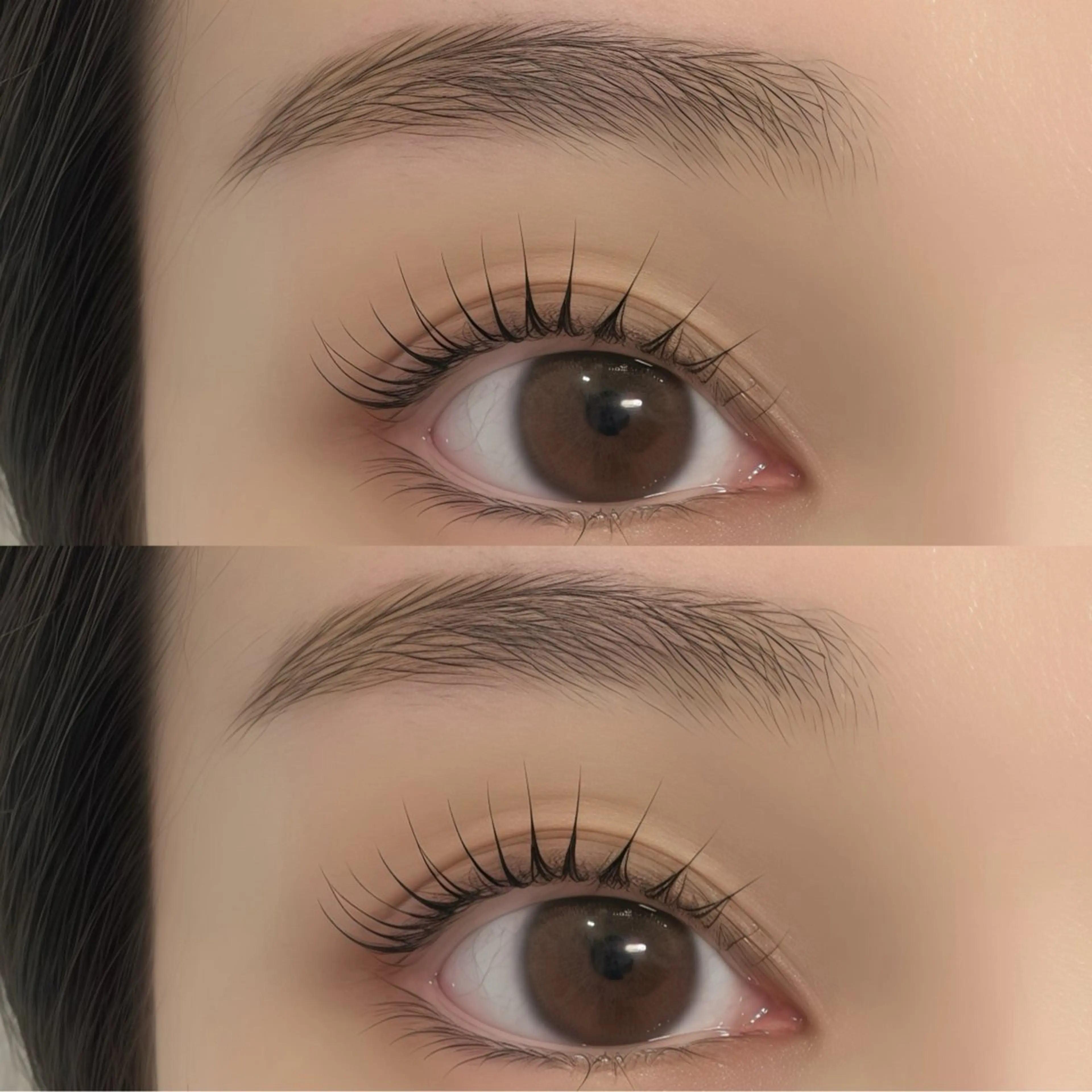 まつげパーマ×眉WAXの写真