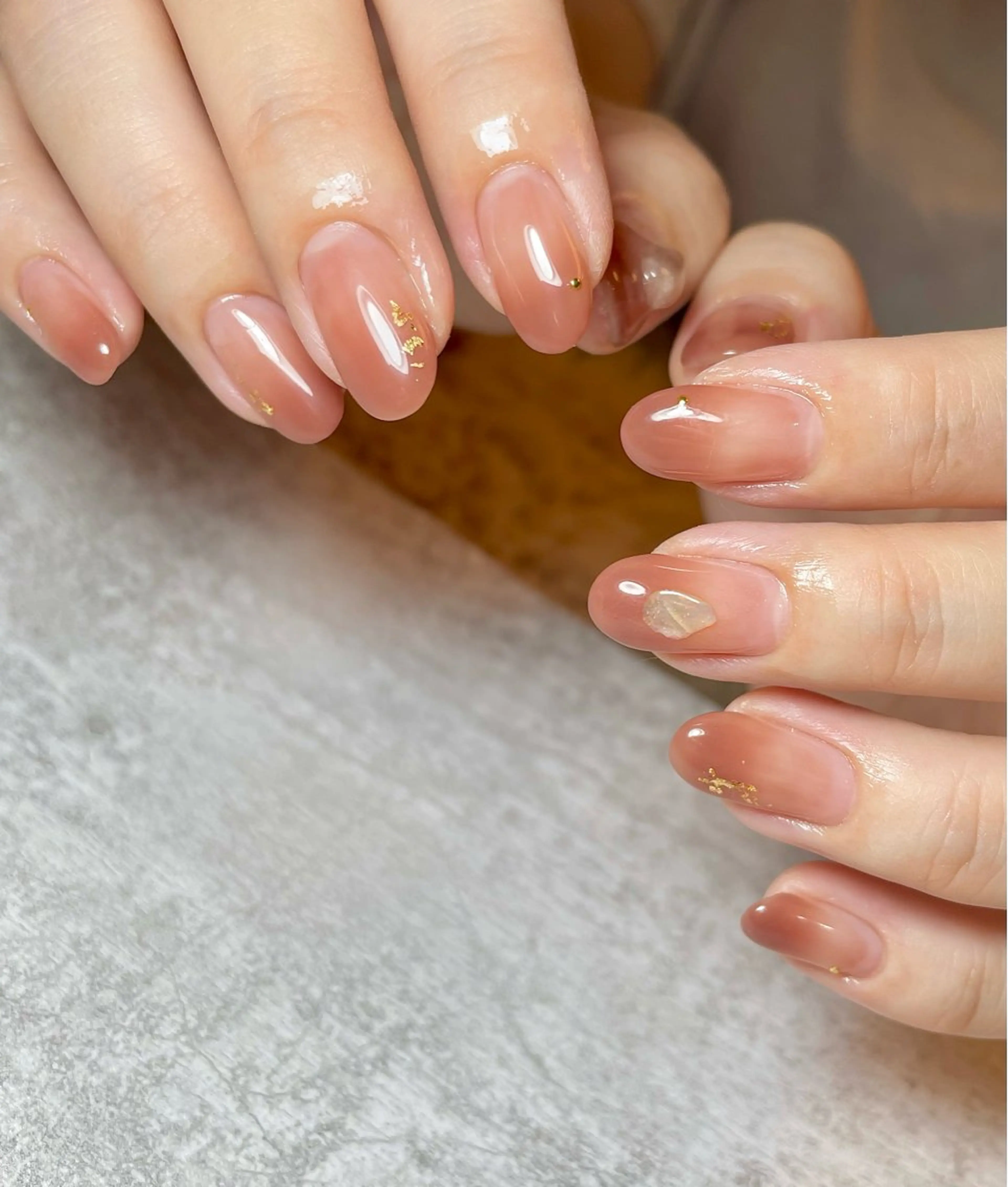 ネイル グラデーション 持ち込み シンプルネイル BEAUTY GARDEN 【nail salon unseul】所属・nana .のネイルデザイン