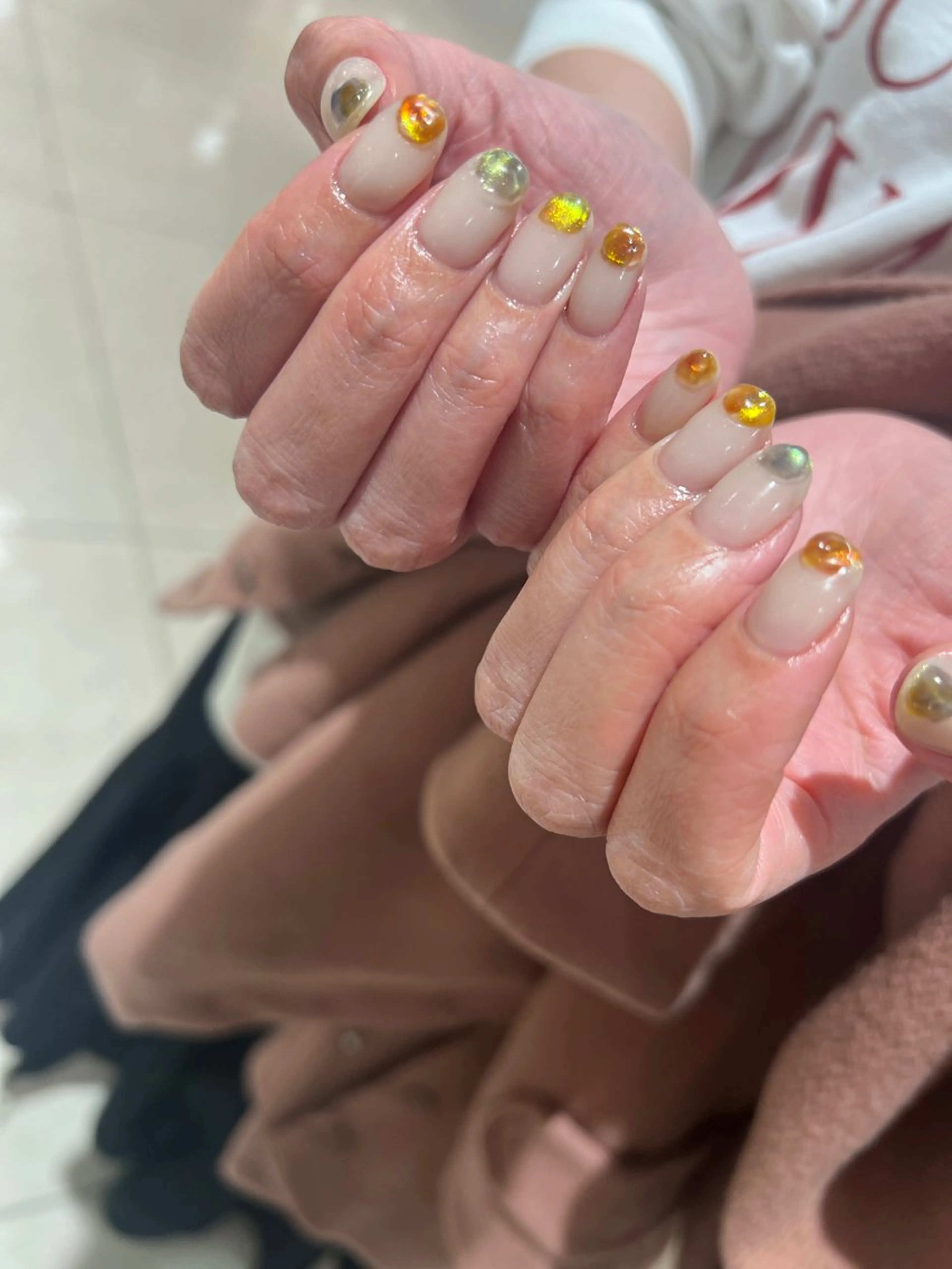 ネイル ジェルネイル ニュアンスネイル パラジェル premiere 錦糸町マルイのネイルデザイン