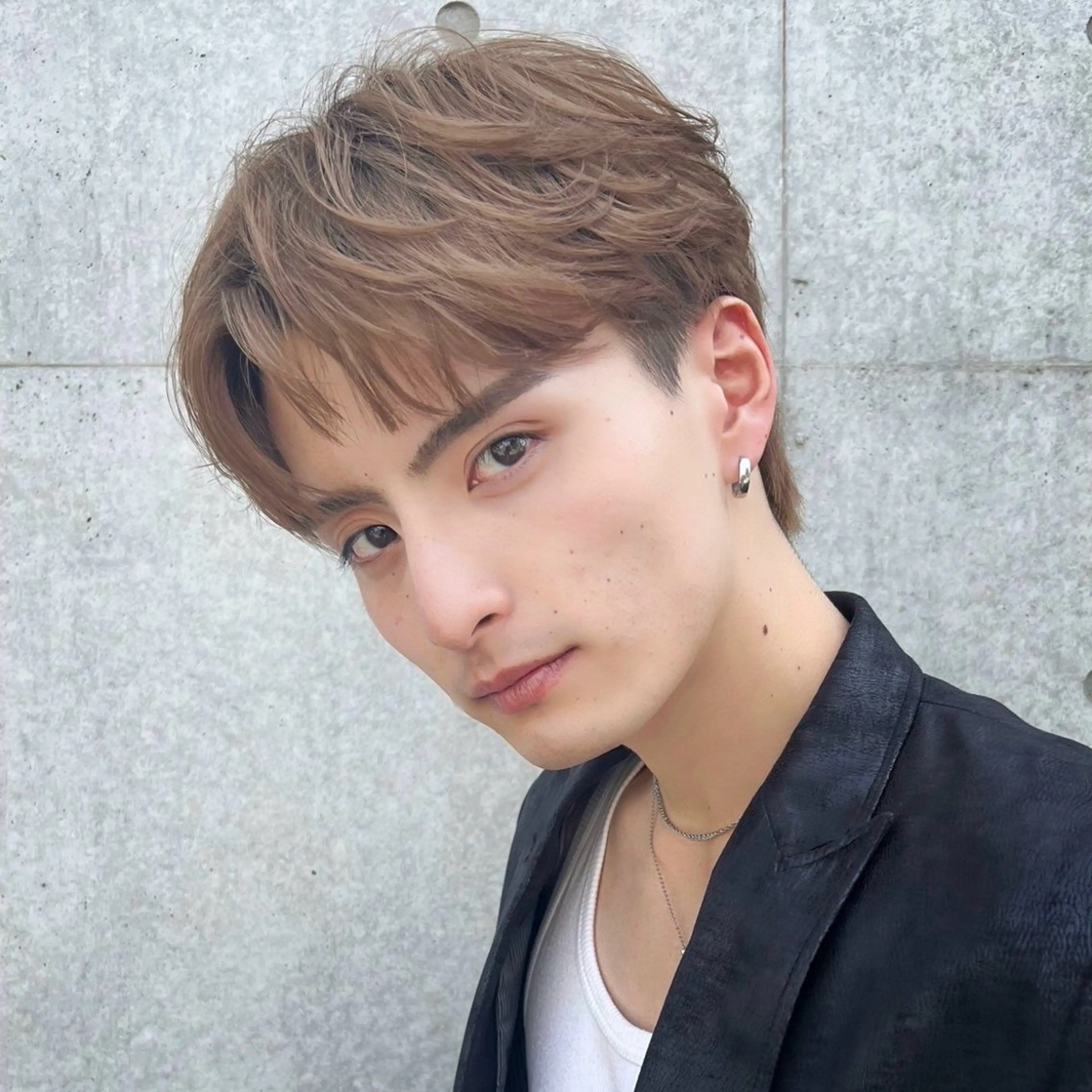 パーマ メンズ 渋谷サーフカール アメカジ美容師のヘアスタイル