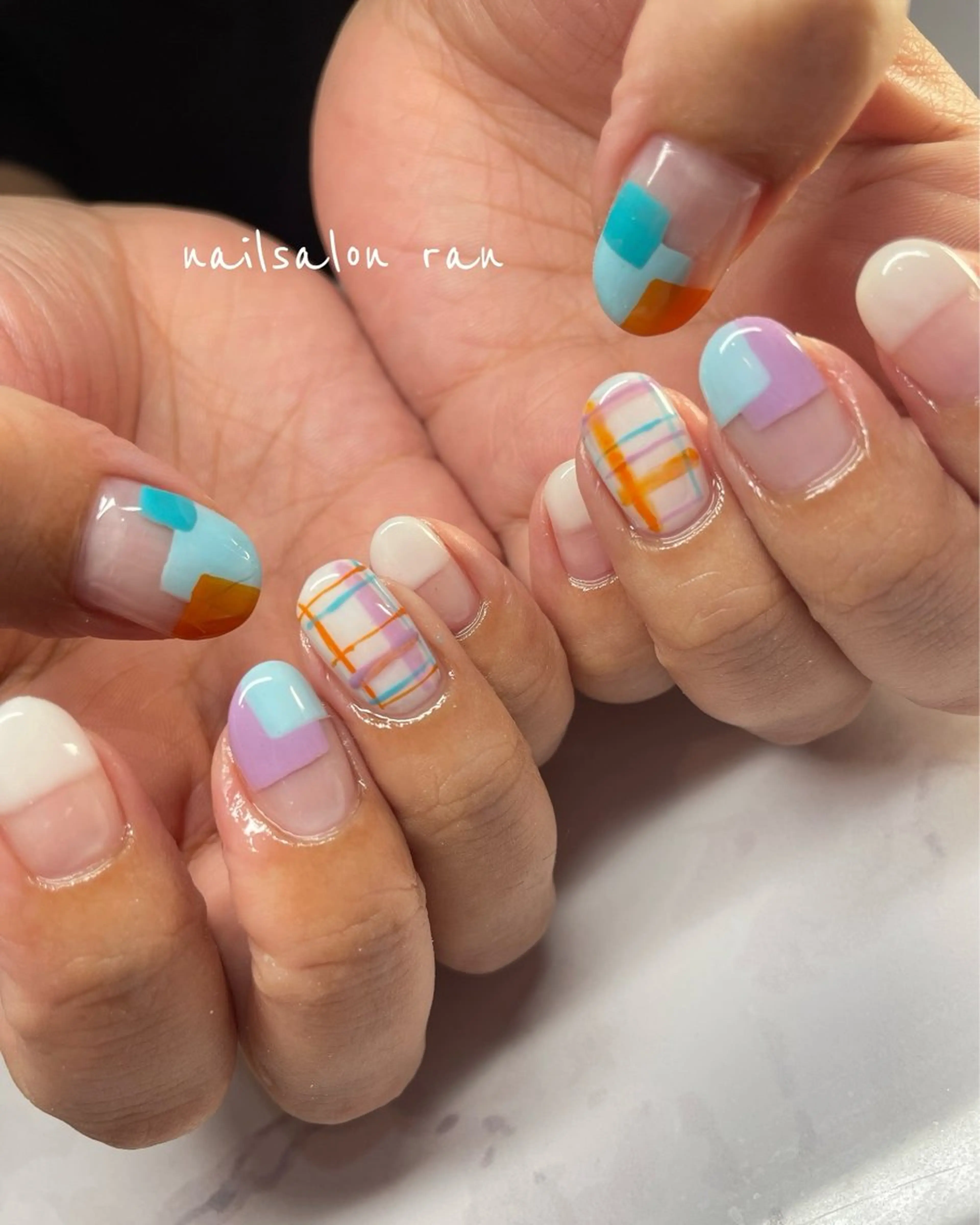 ネイル アートネイル ハンドネイル ハンドケア nailsalon ranのネイルデザイン