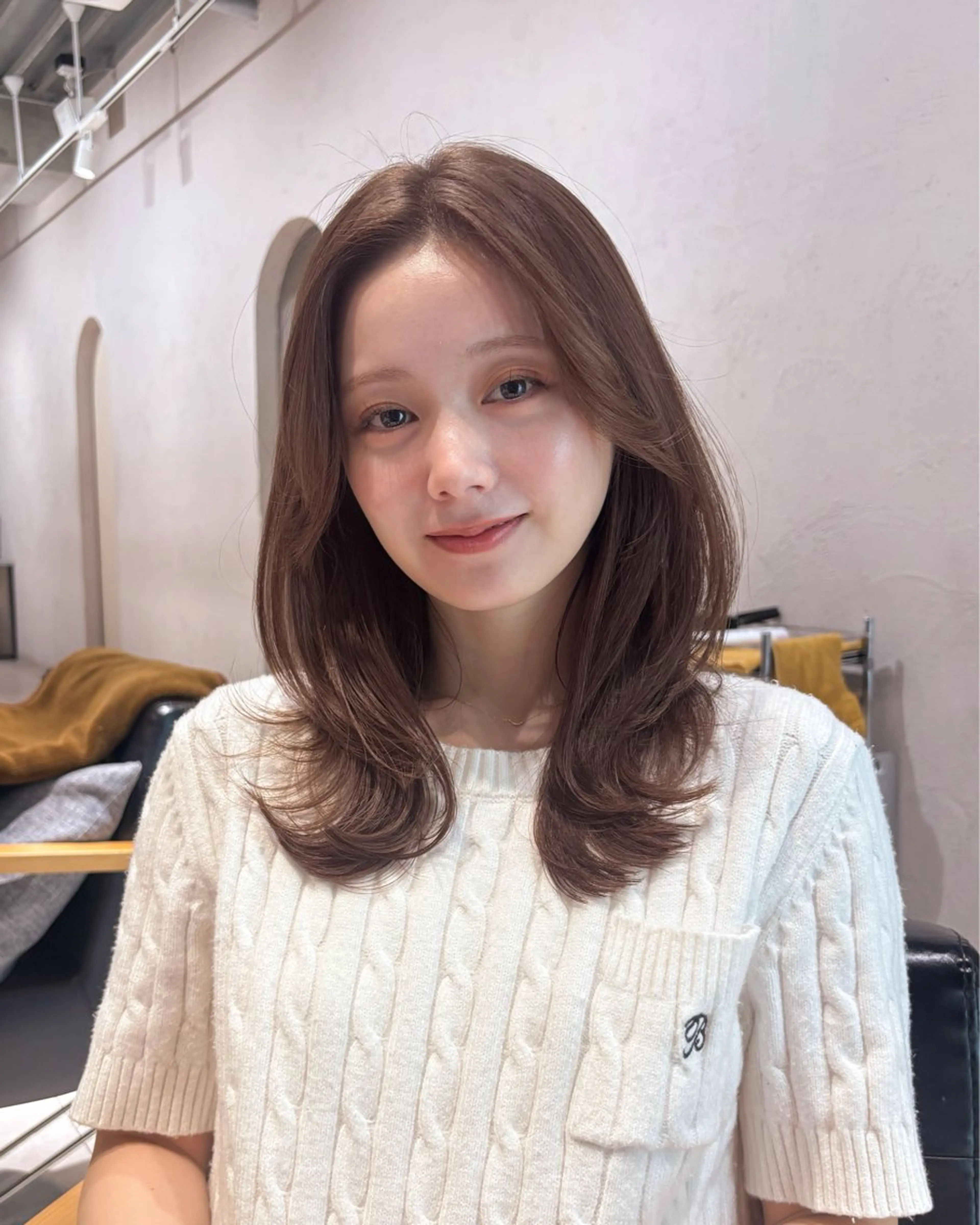 カラー カット ヘアカラー ren ボブロブ/ミディアムのヘアスタイル