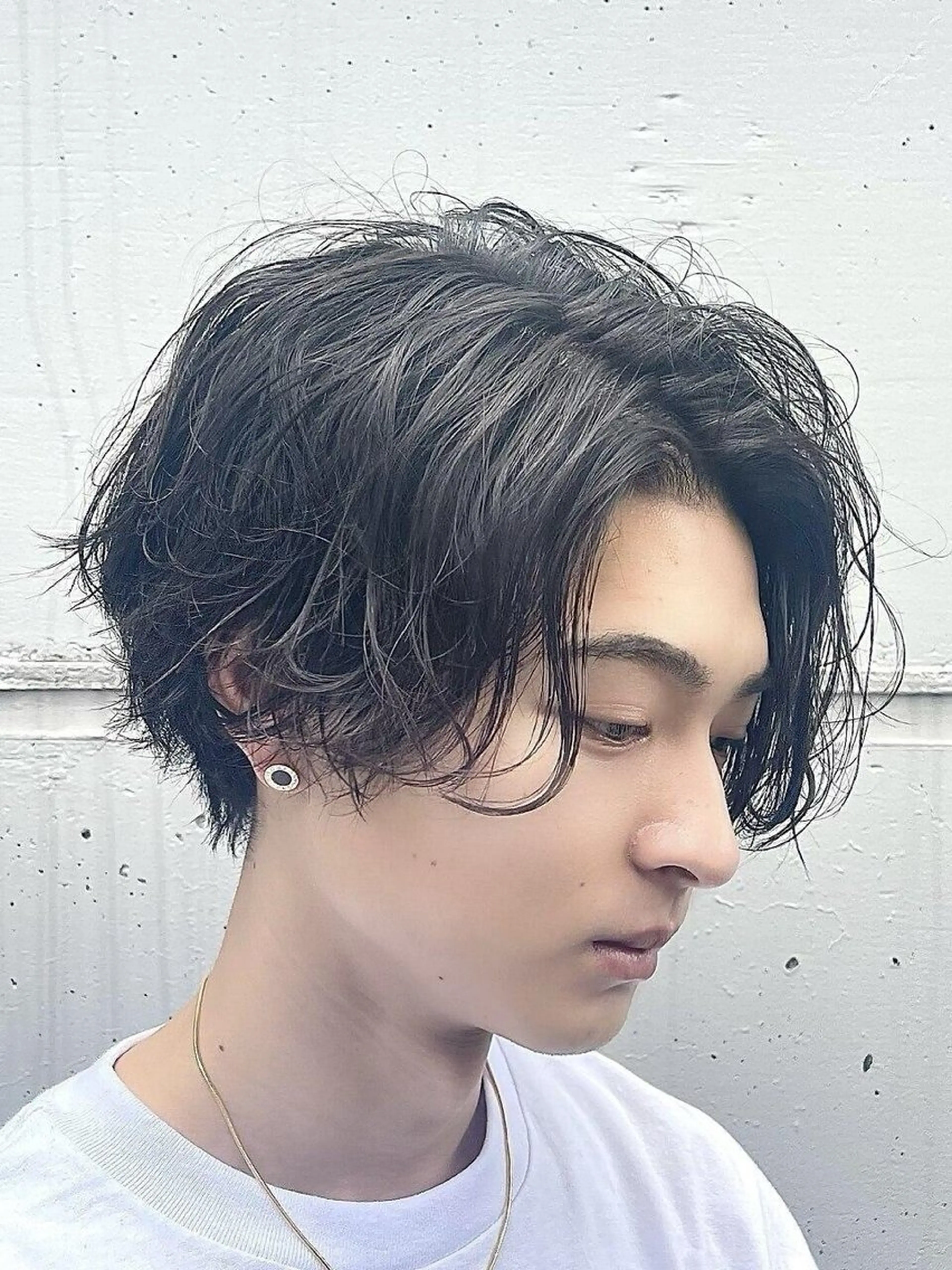 パーマ メンズ カット パーマ トリートメント 当日予約⭕️ fifth渋谷太田のヘアスタイル