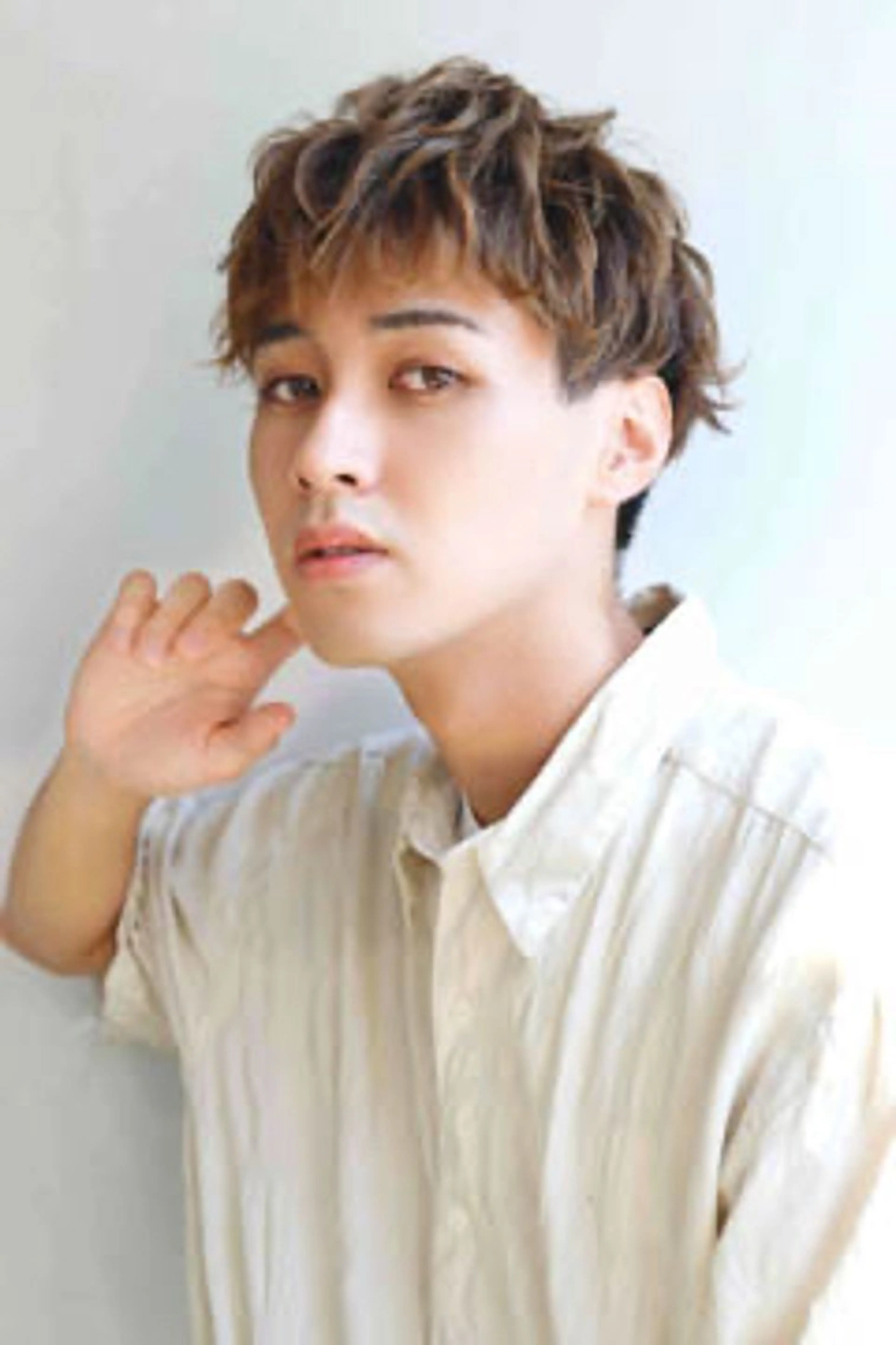 ショート カラー メンズ カット ヘアカラー 髪質改善shoma mikiのヘアスタイル