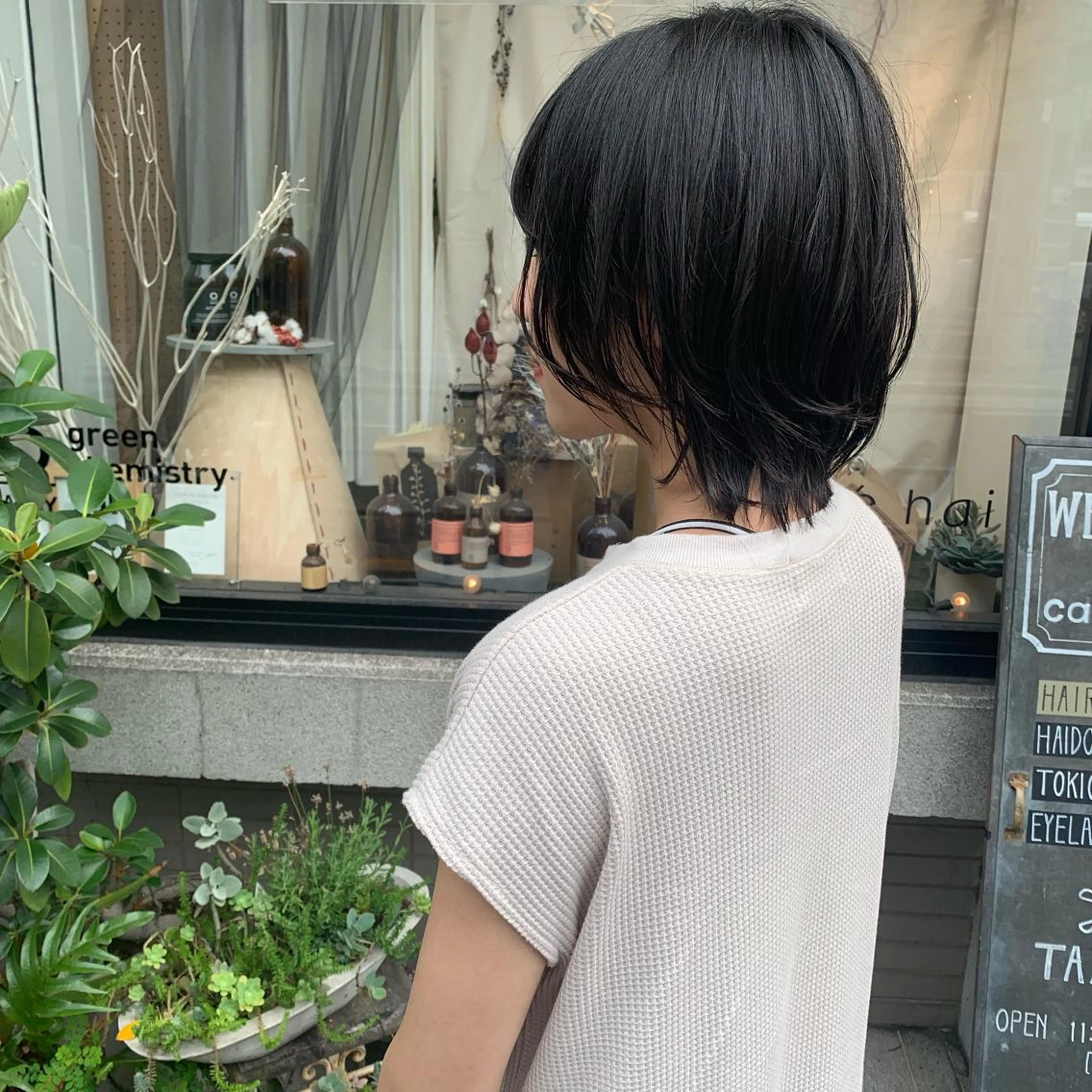 ショート 艶髪color💎髪 質改善ストレート大吉のヘアスタイル