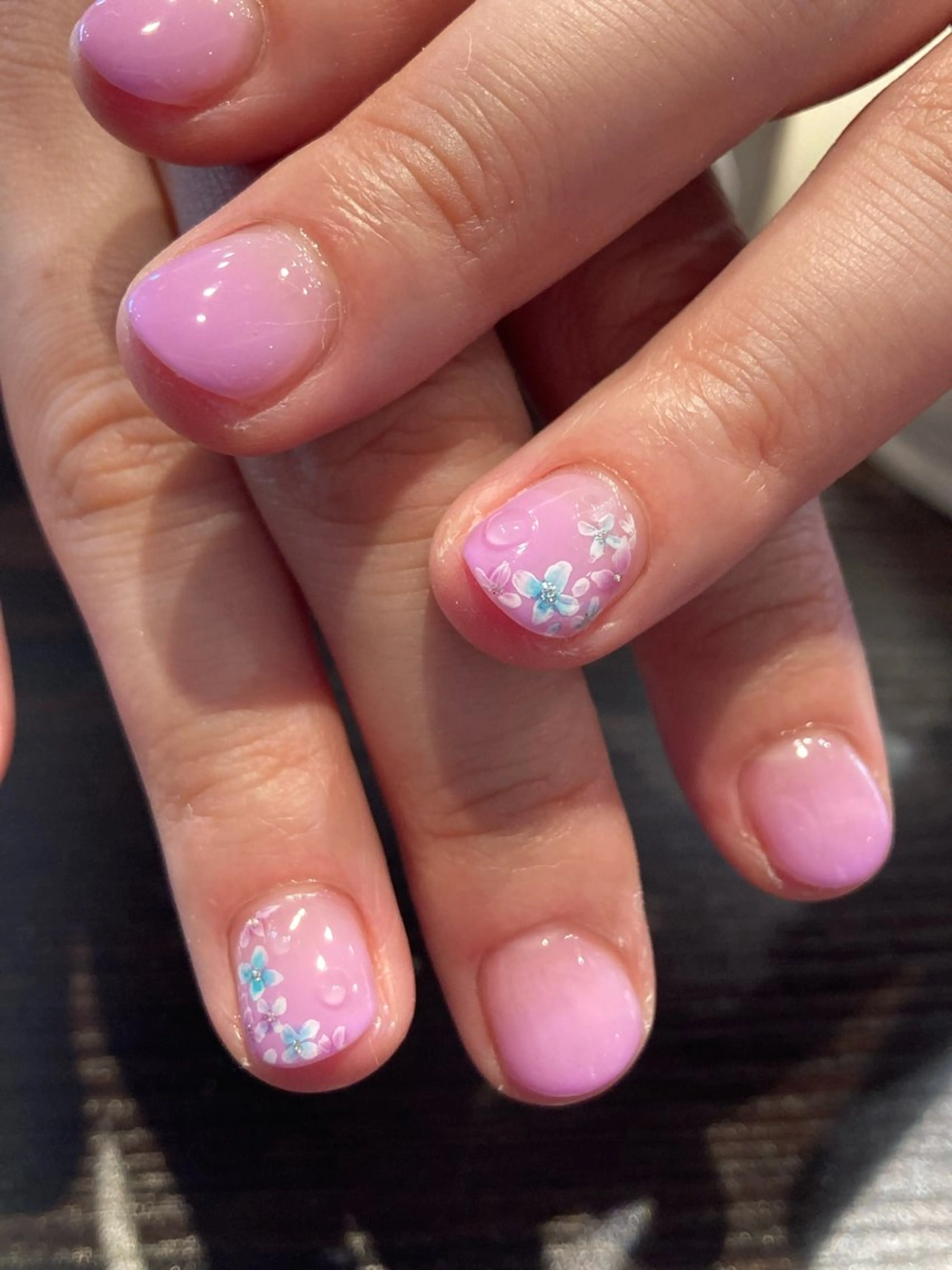ハンドネイル2本アート💅¥5500の写真