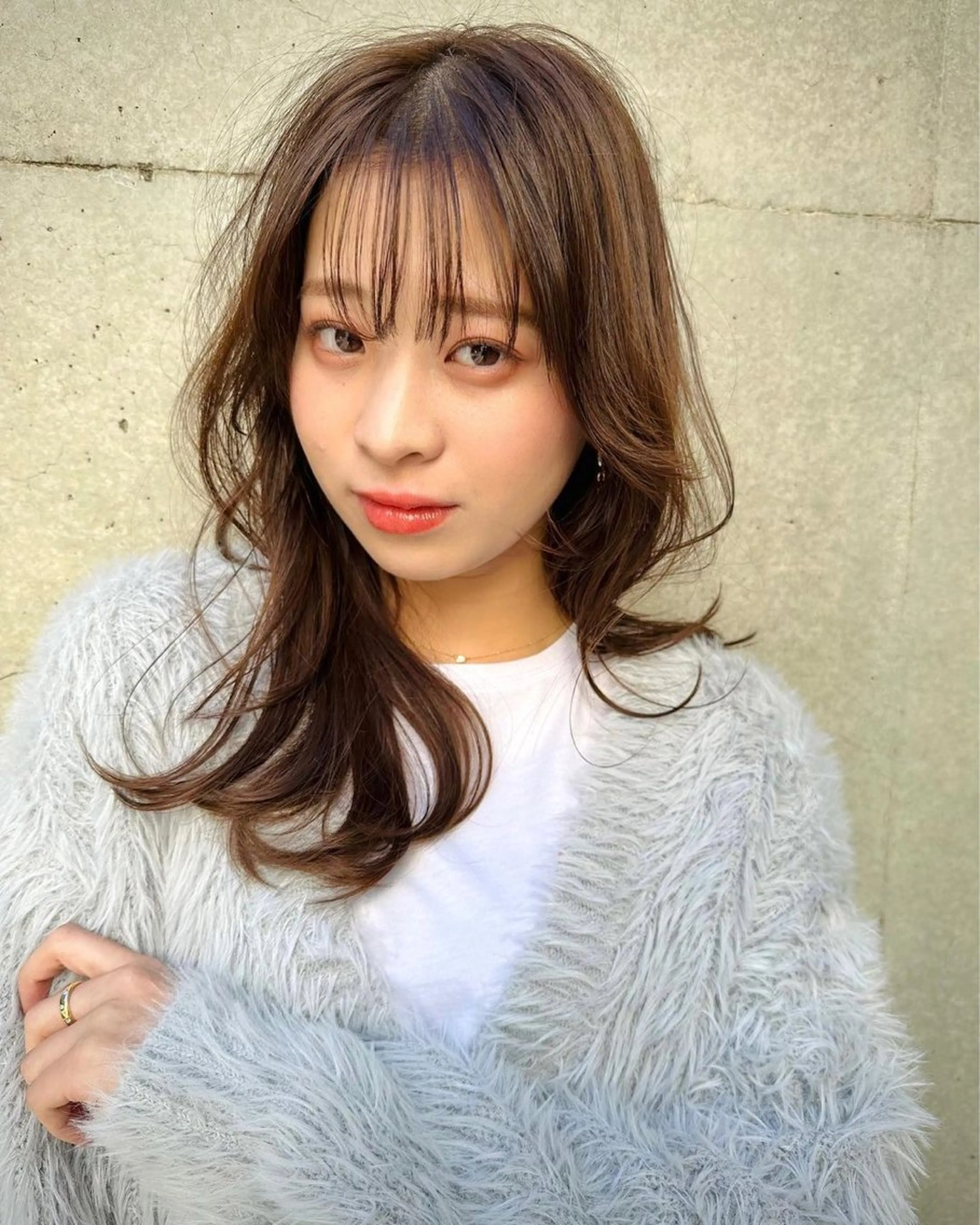 セミロング カラー 🌈ブリーチレイヤー 艶カラー/表参道🌈のヘアスタイル