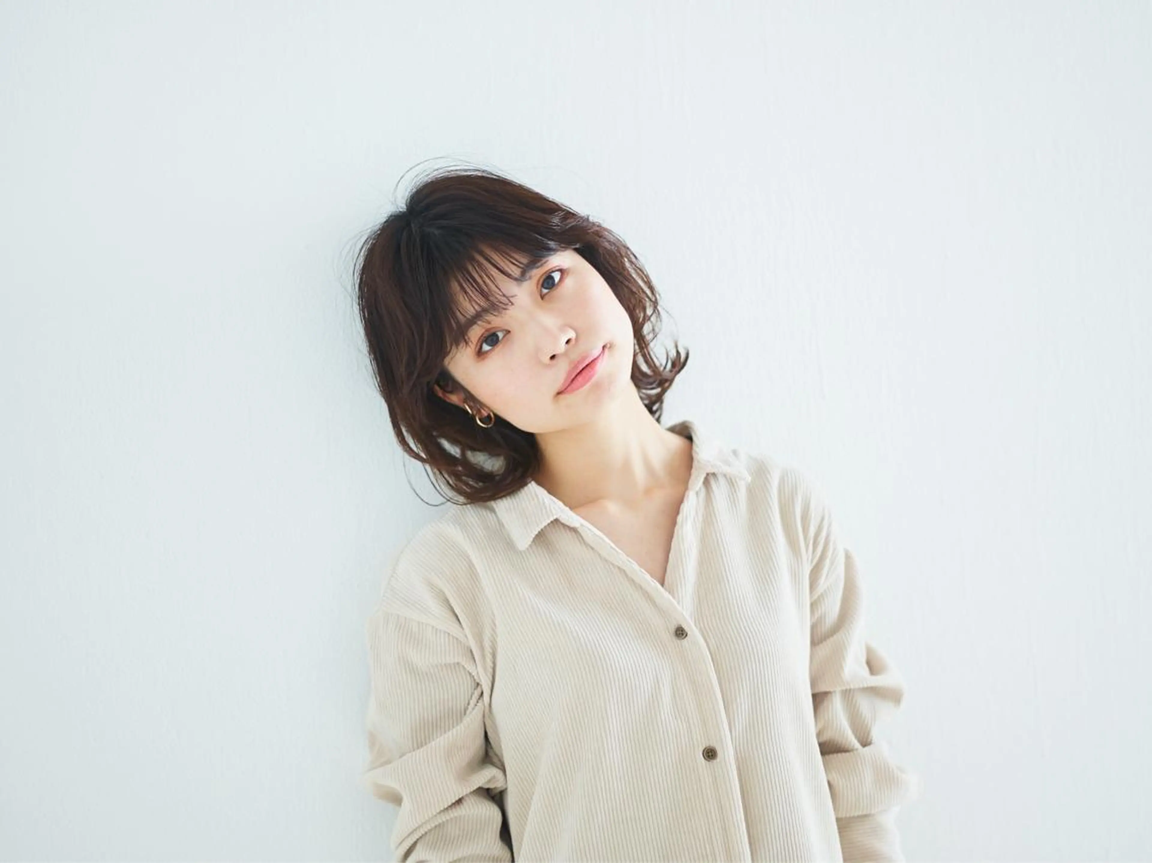 ミディアム パーマ THE DAY所属・AKI HASHIMOTOのヘアスタイル