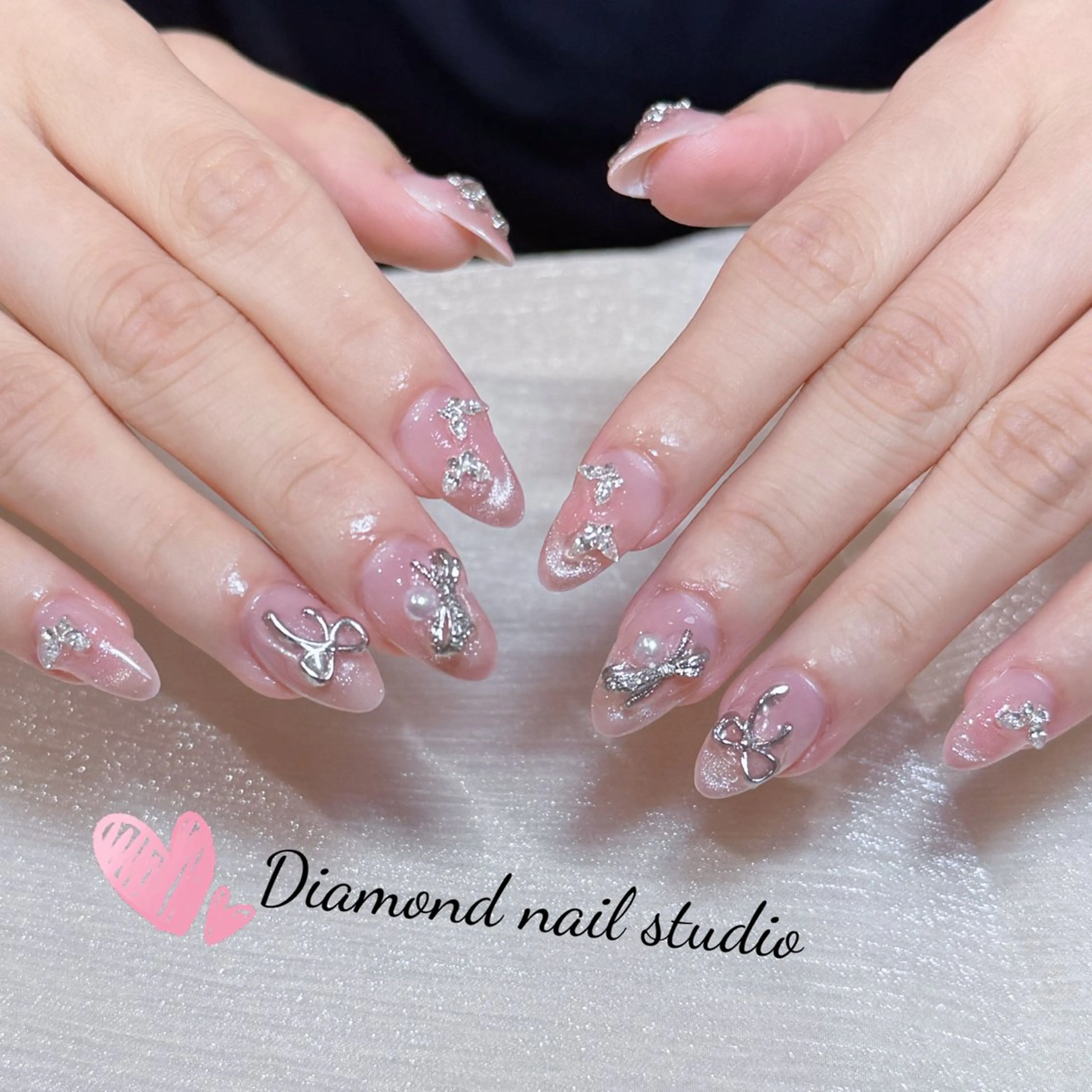 ネイル ハンドネイル ハンドケア Diamond 🧚🏻‍♀️のネイルデザイン