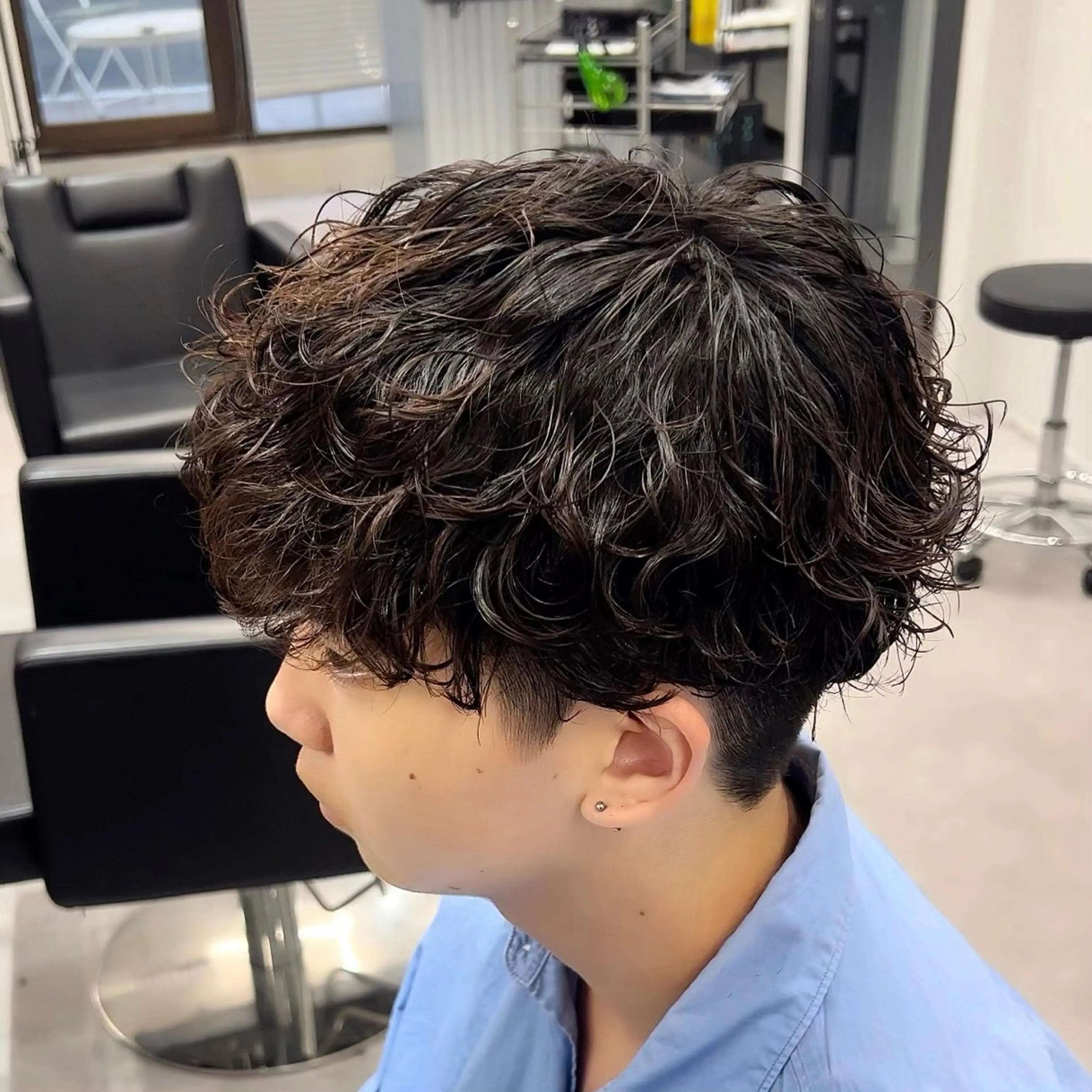 パーマ メンズ メンズパーマ 波巻きパーマ スパイラルパーマ カット パーマ 【メンズ特化美容師】 🐍NAO🐍のヘアスタイル