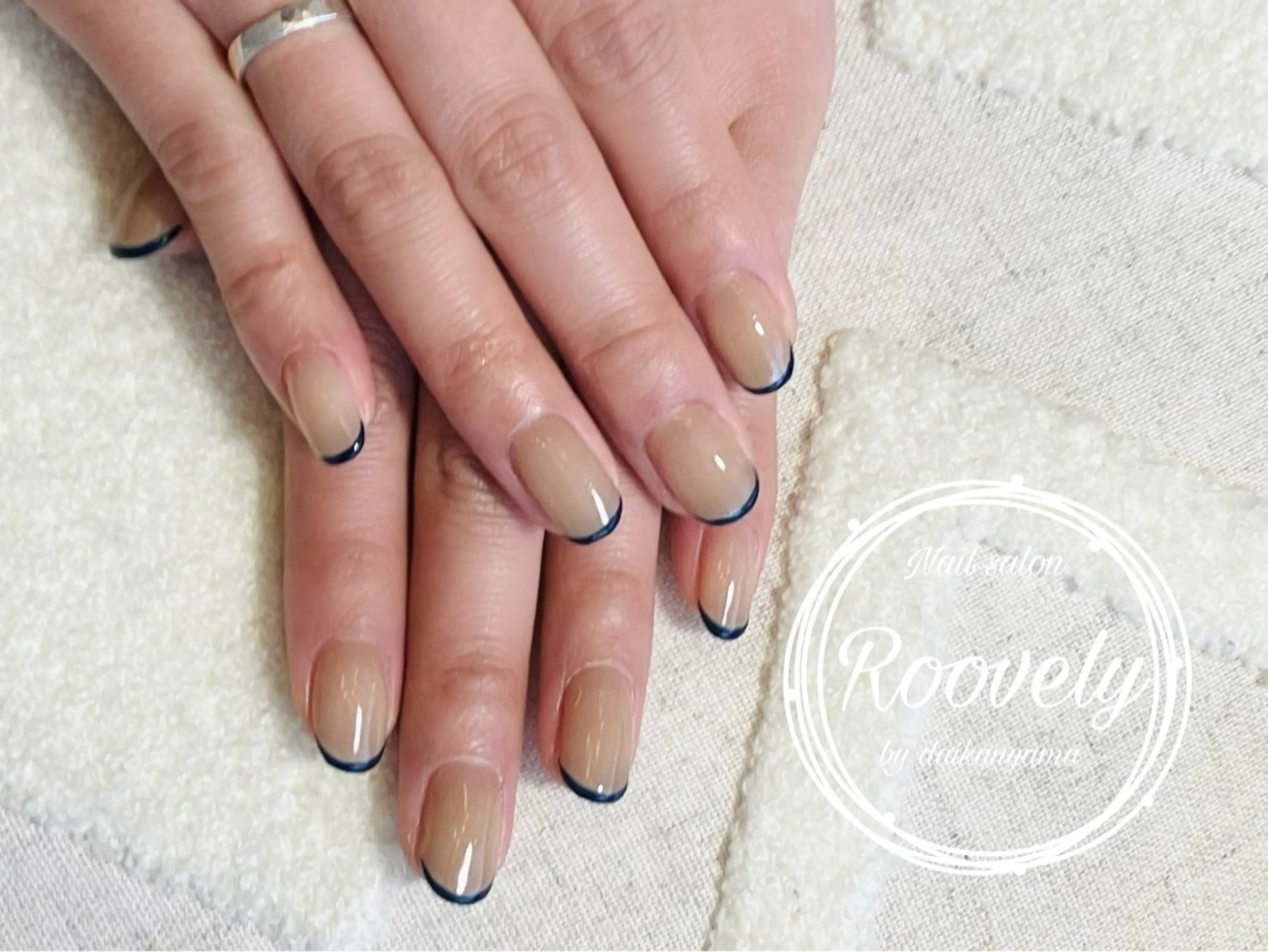 ネイル ハンドネイル Nail salon Roovely 代官山店【ネイルサロンルブリー】所属・roovely Rumi／ニュアンスのネイルデザイン