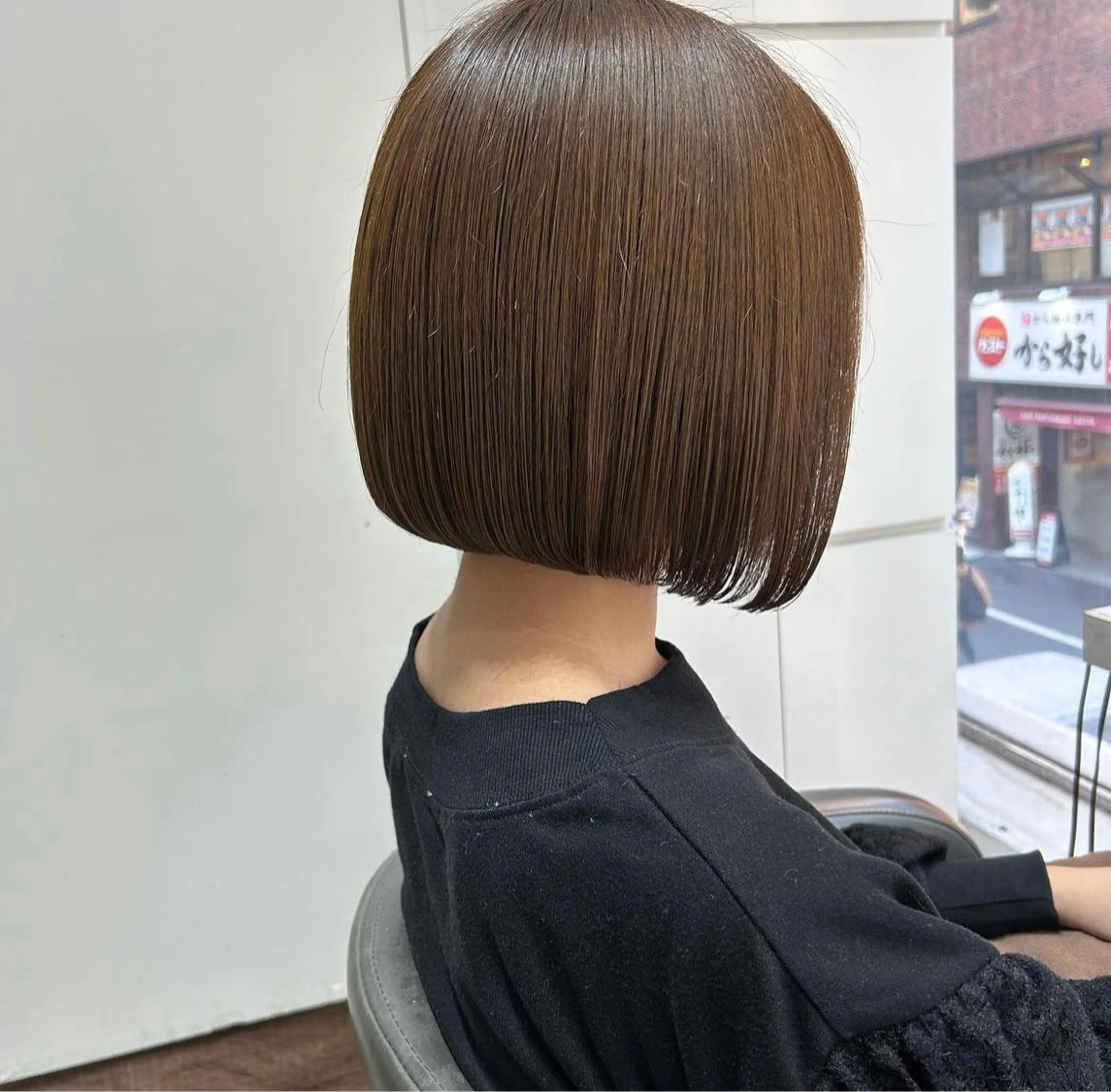 ショート ボブ 根本 美咲のヘアスタイル