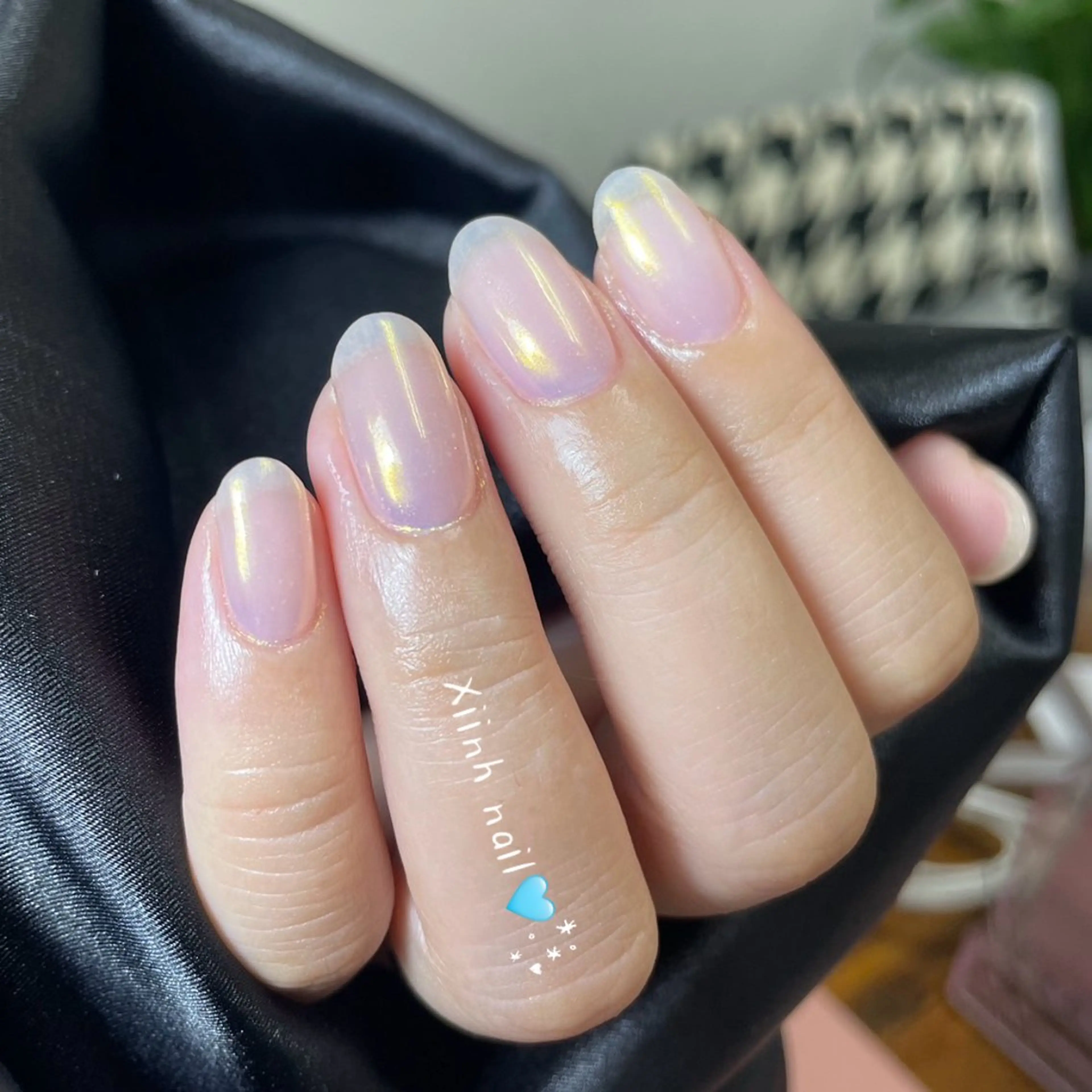 ネイル チークネイル 桜ネイル 長さ出し フットネイル ジェルネイル ハンドネイル 馬詰 にゅんのネイルデザイン
