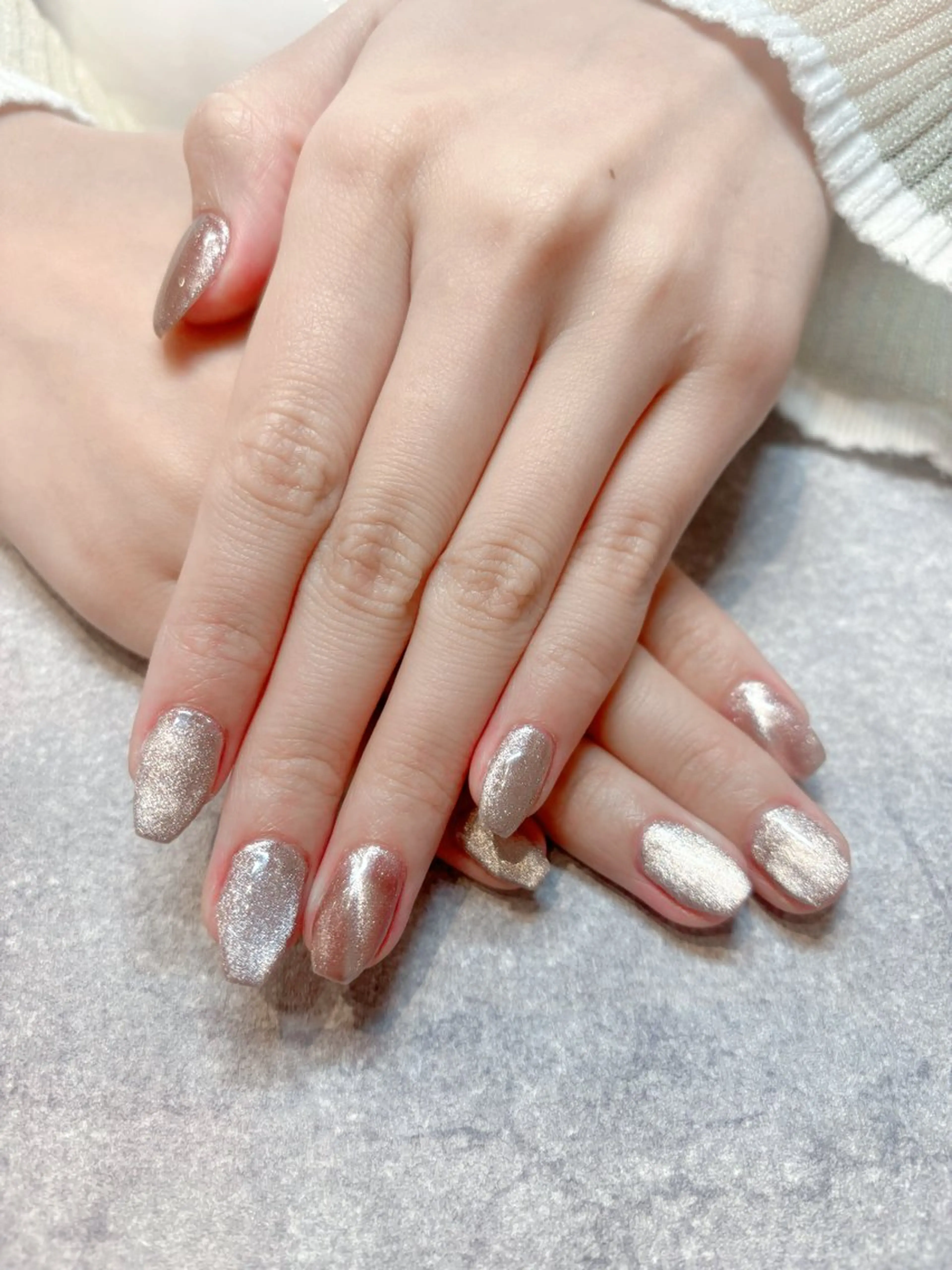 【パラジェル込み✨】💖マグネットネイル💖の写真