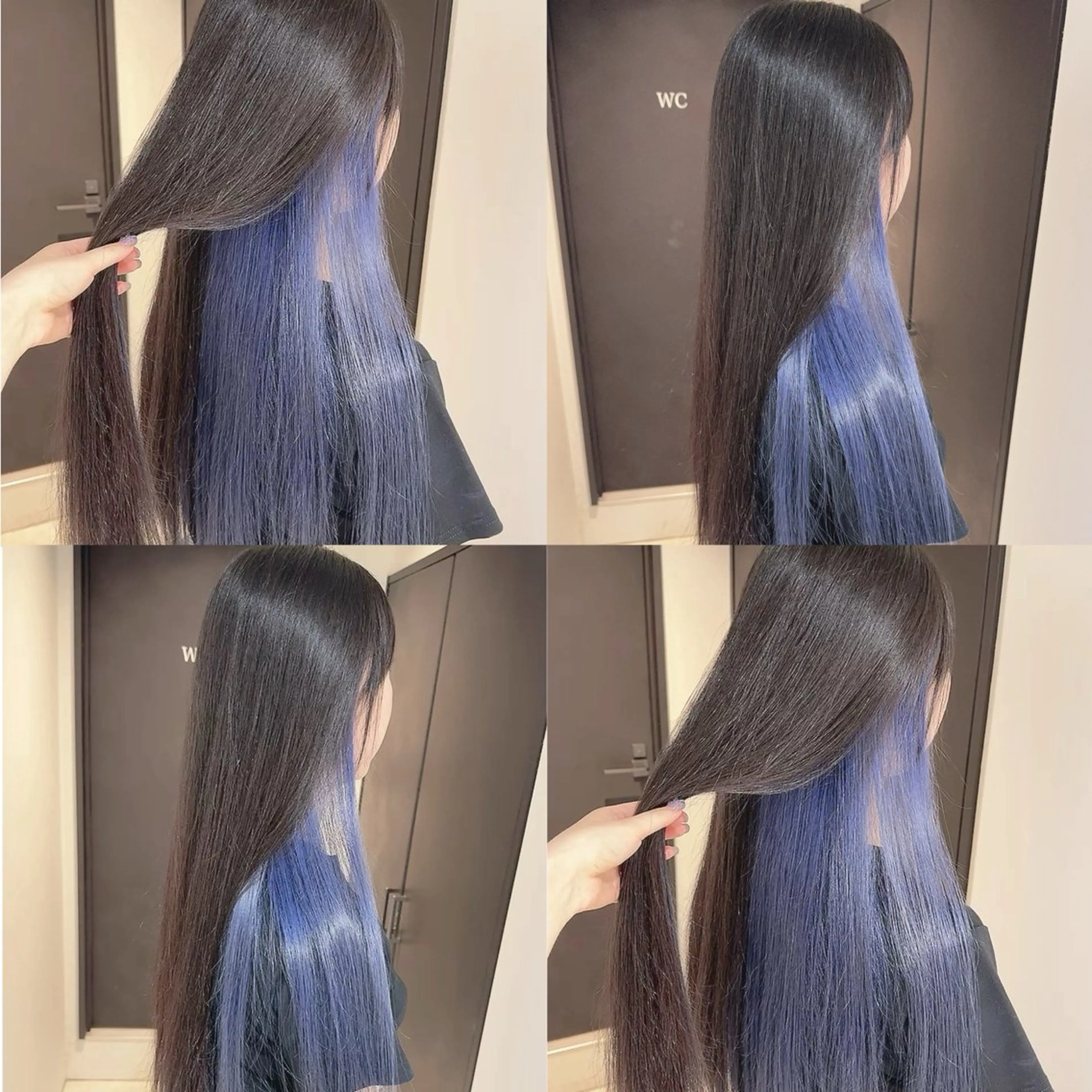 カラー ヘアカラー トリートメント 渋谷:インナーカラー ／🍒エリカ🍒のヘアスタイル