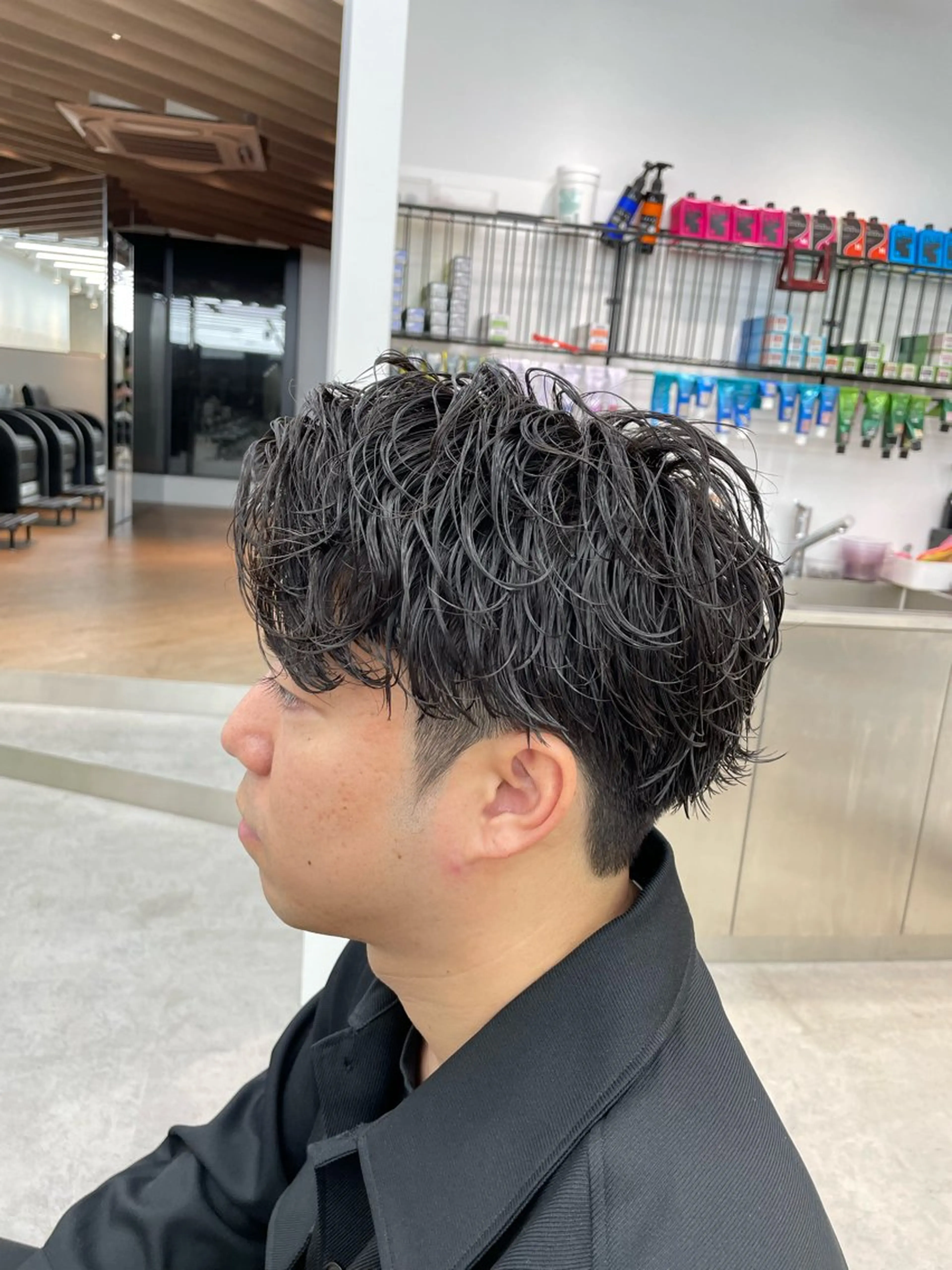 ショート パーマ メンズ fifth  SAKAE所属・山本千太 ✨メンズパーマ✨のヘアスタイル
