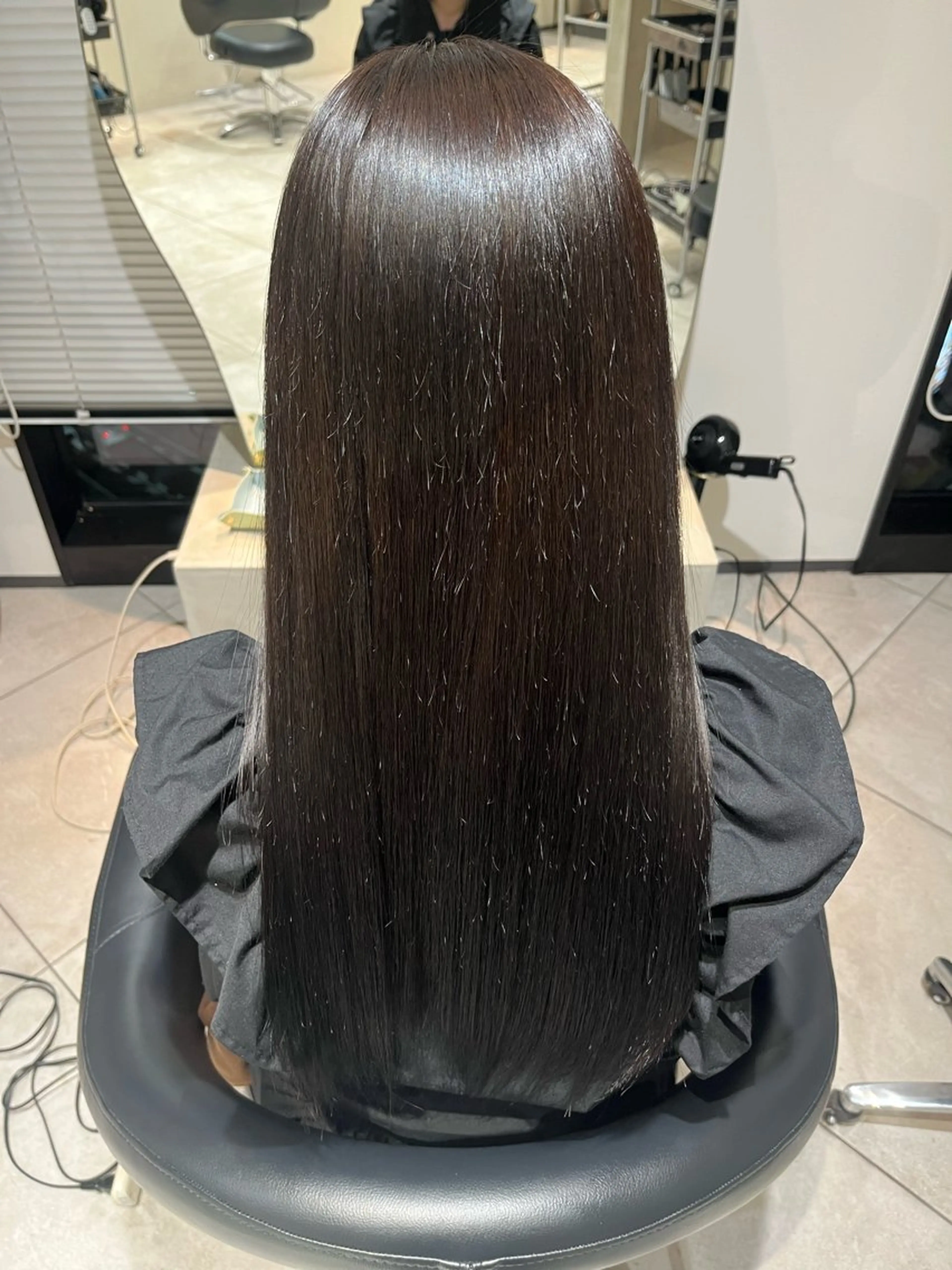 ロング パーマ 縮毛矯正 🫧美髪縮毛矯正🫧 横山 遥のヘアスタイル