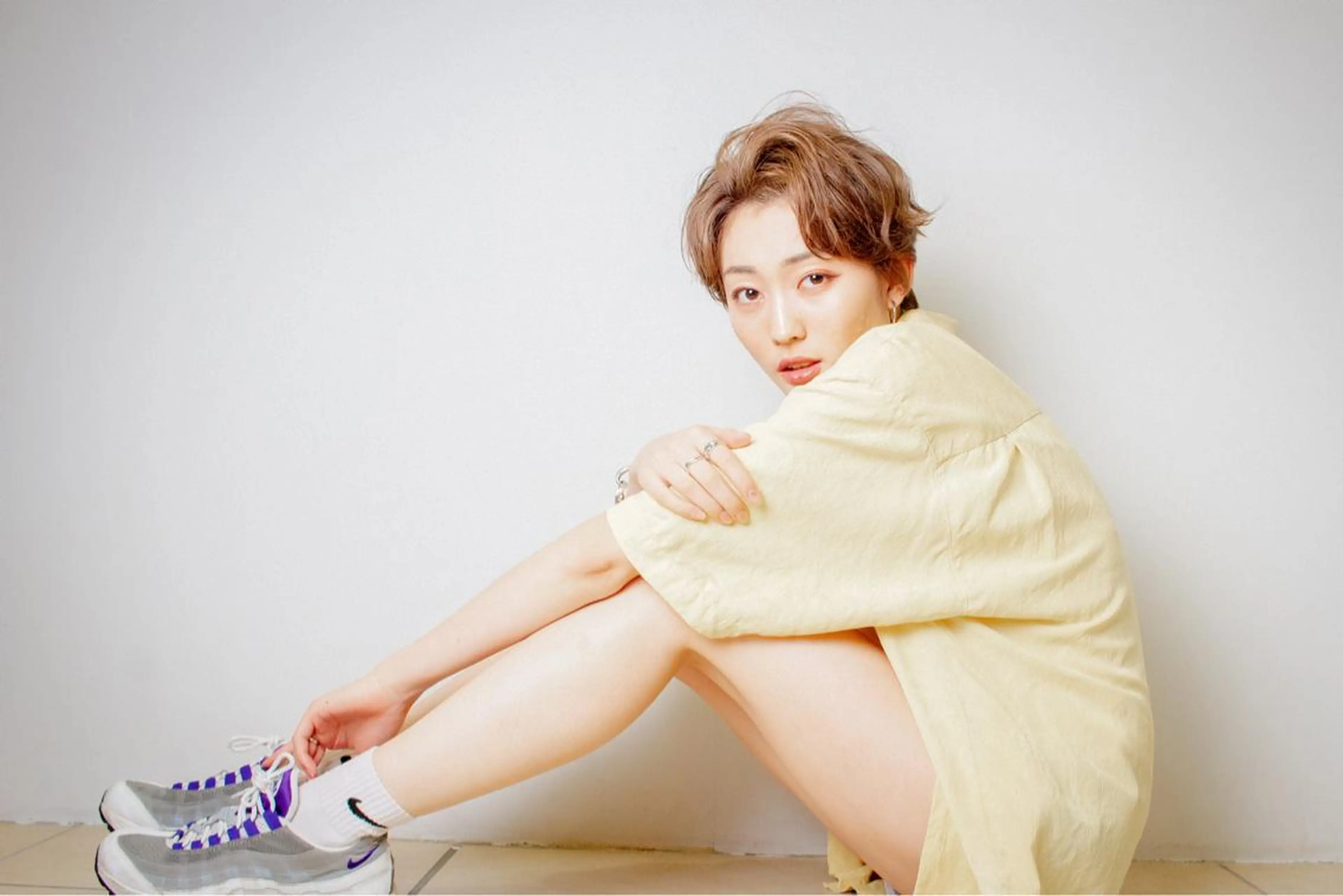 ショート カラー パーマ gite カワムラナオキのヘアスタイル