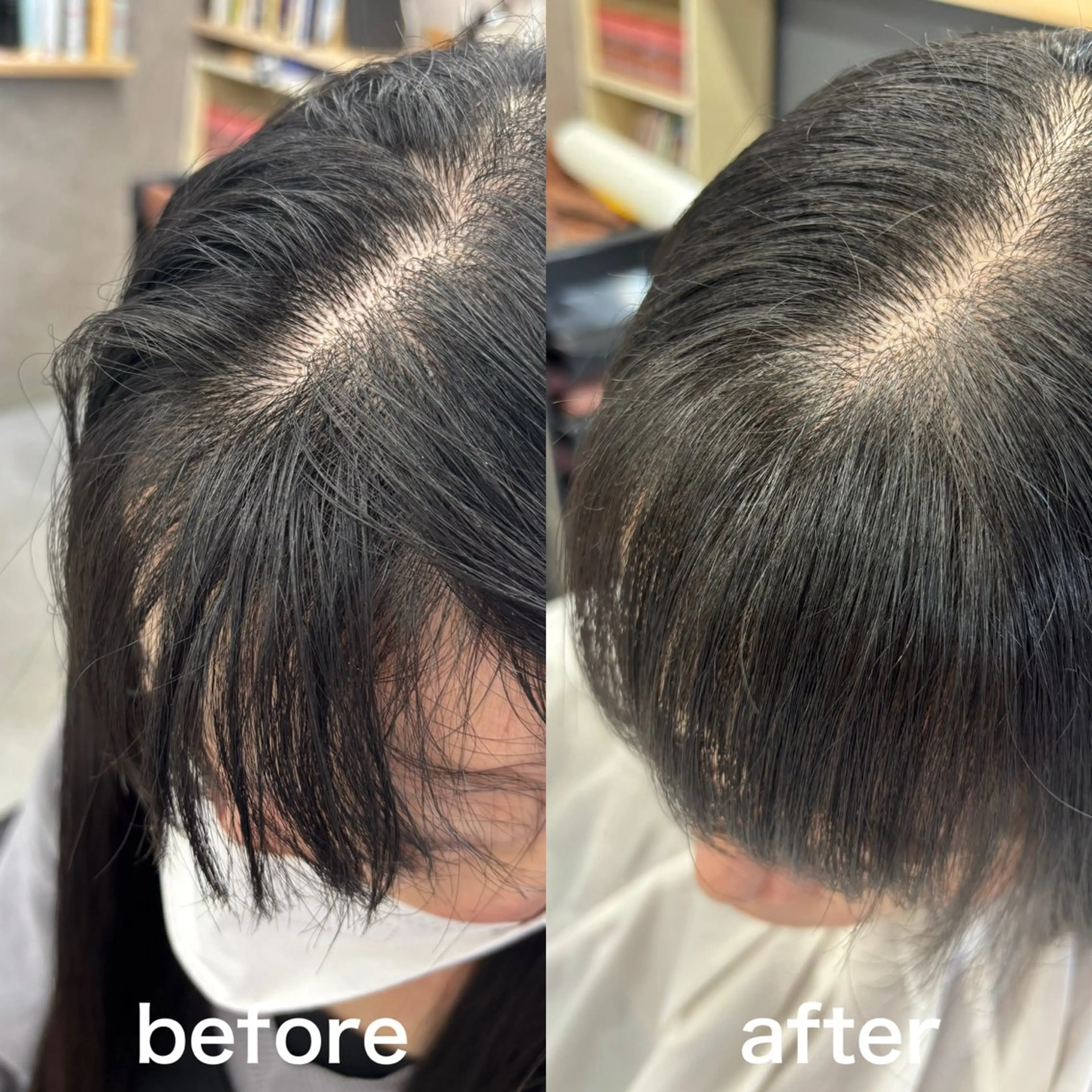 ショート カット 縮毛矯正 ulu by dot.所属・かがみはやと 髪質改善/縮毛矯正のヘアスタイル