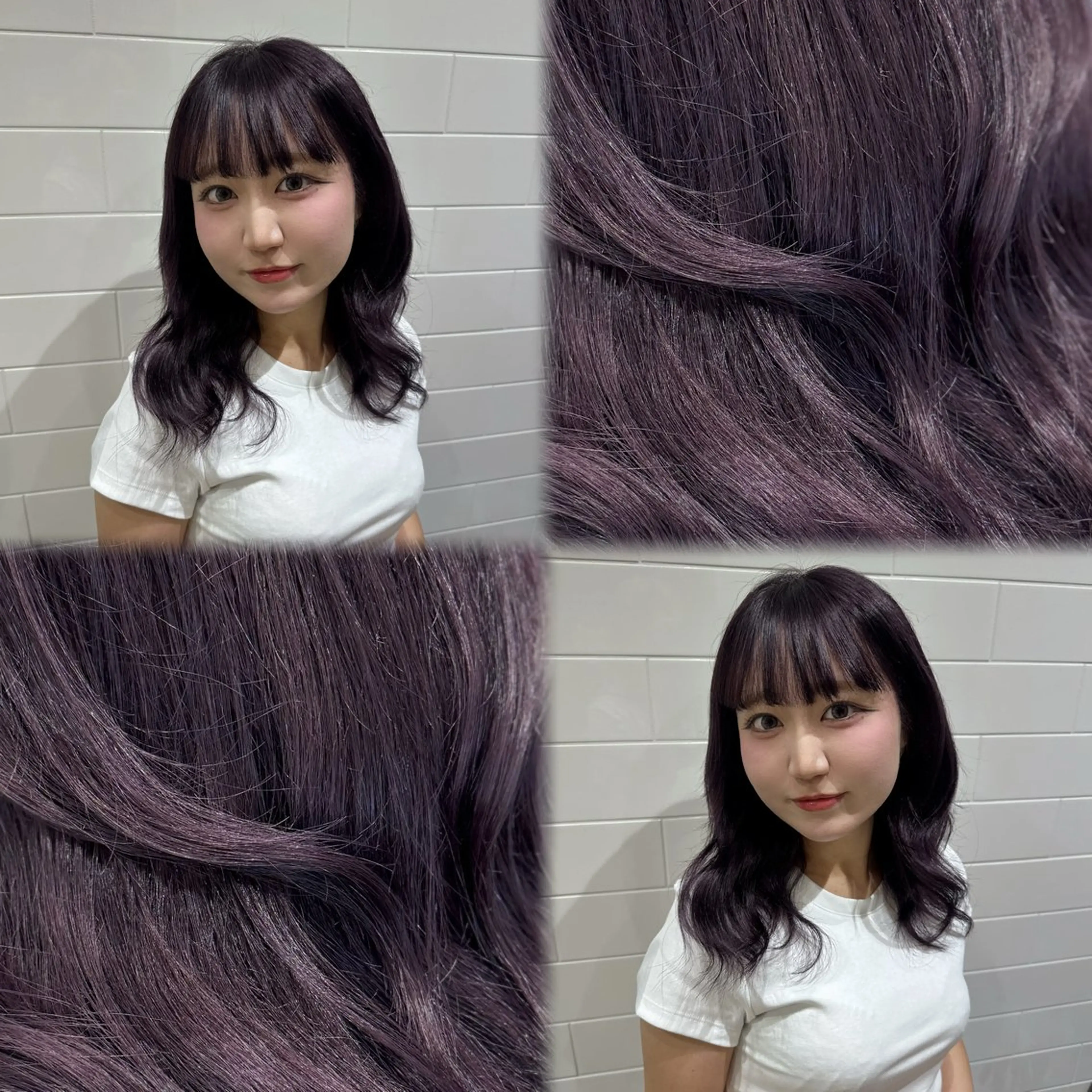 ミディアム ヘアカラー Lee 天王寺 Bianのヘアスタイル