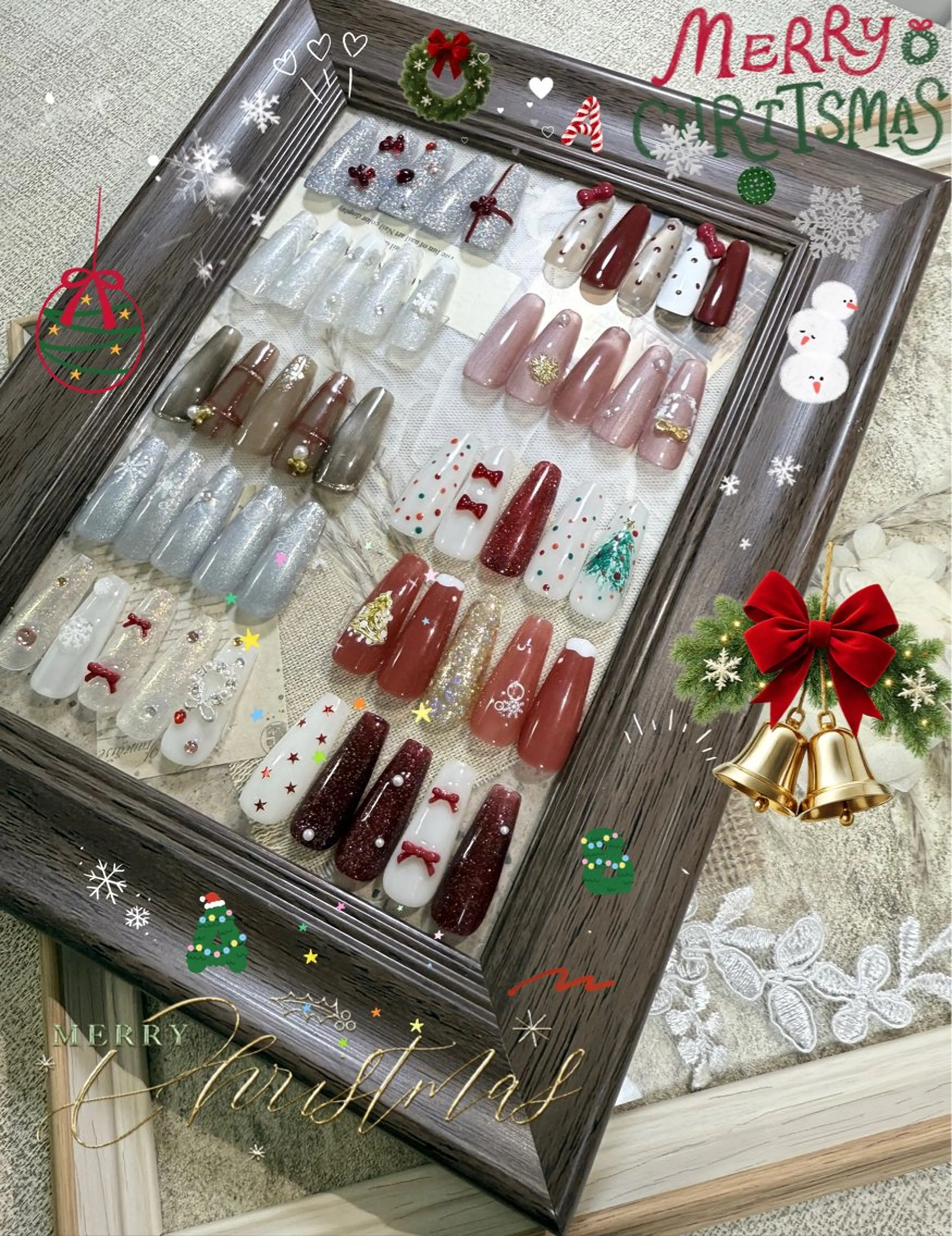 ネイル チークネイル 長さ出し フレンチネイル ガーリー キラキラネイル NEW NAIL所属・NEW NAIL 池袋のネイルデザイン