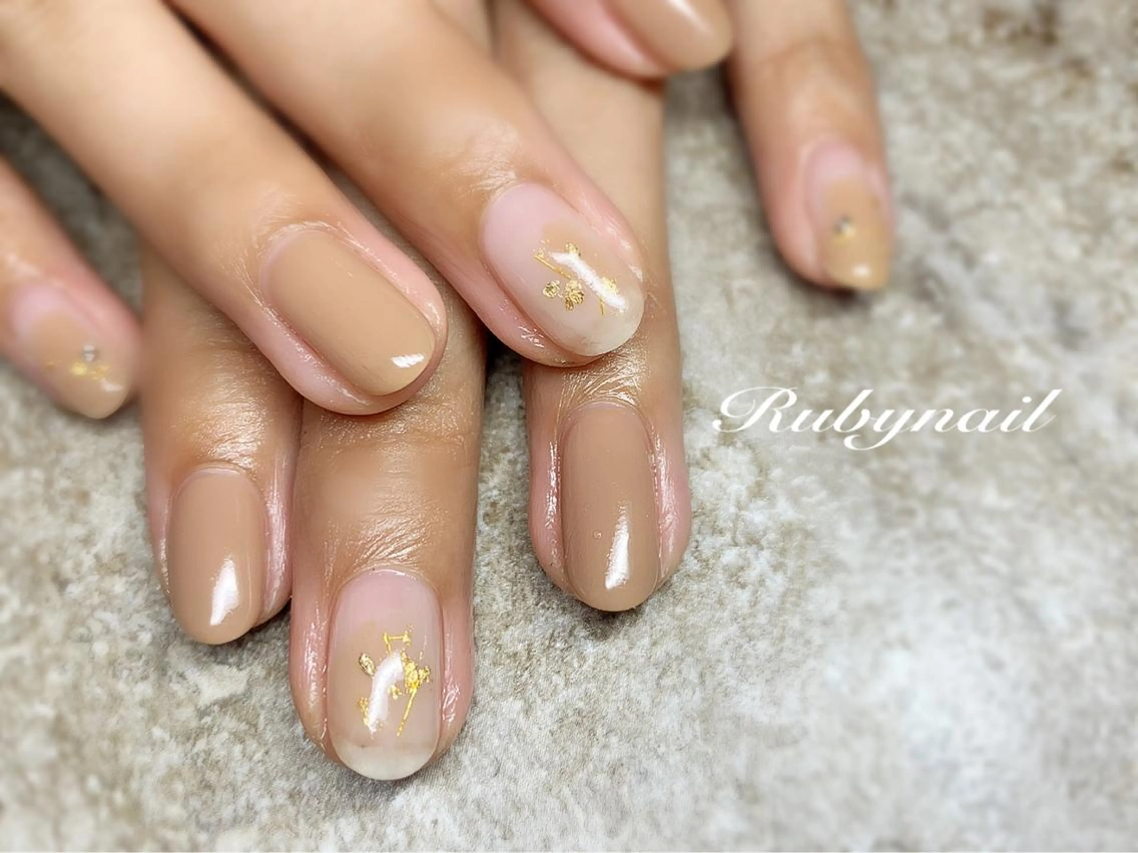ネイル オフィスネイル ハンドネイル Rubynail所属・プライベートサロン Rubynailのネイルデザイン