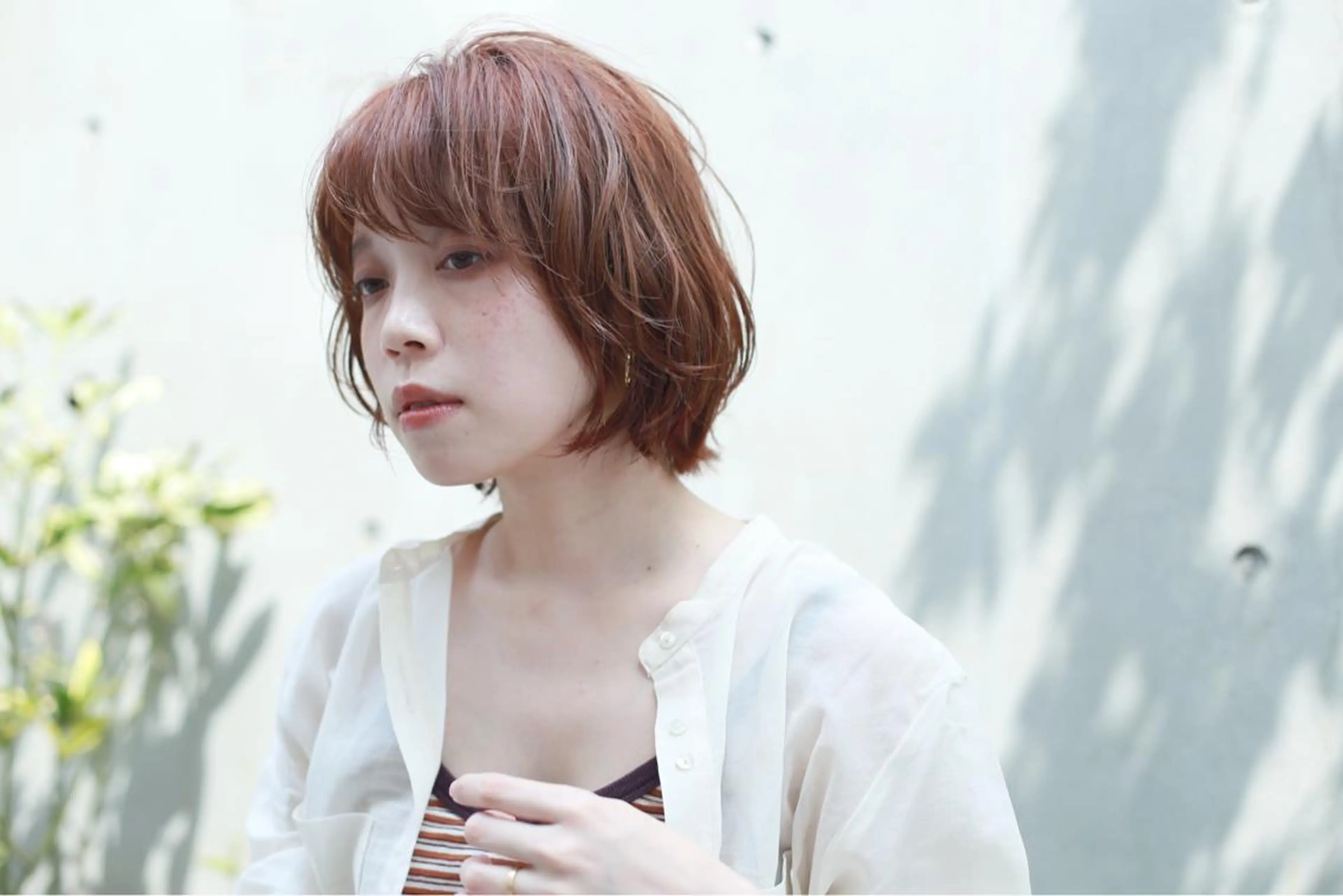 ミディアム カラー ボブ カット ヘアカラー 🌈ご予約リクエスト 📩ください⭐️のヘアスタイル