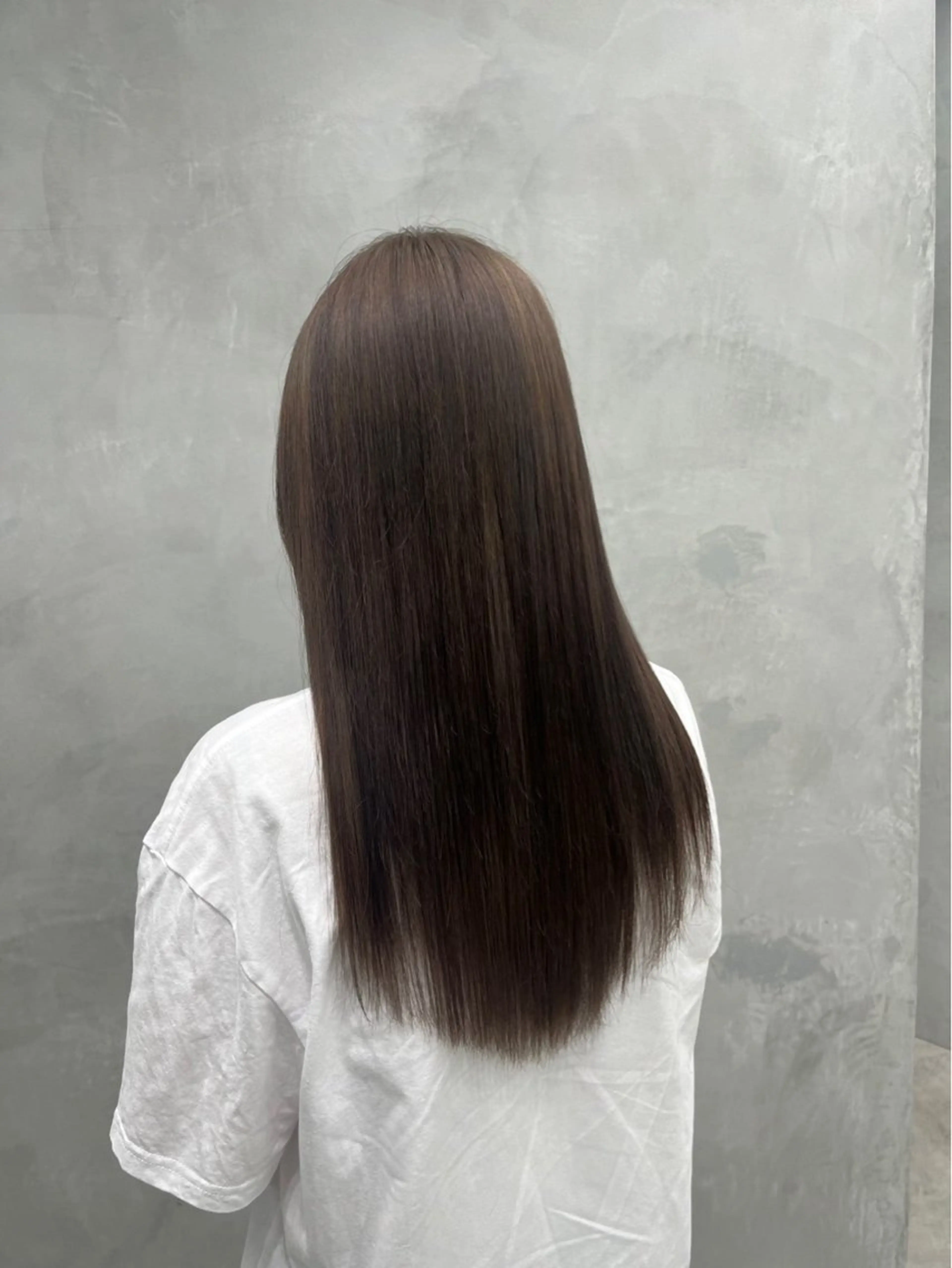 ロング カラー ヘアカラー 🫧ワンカラー🫧 えりかのヘアスタイル